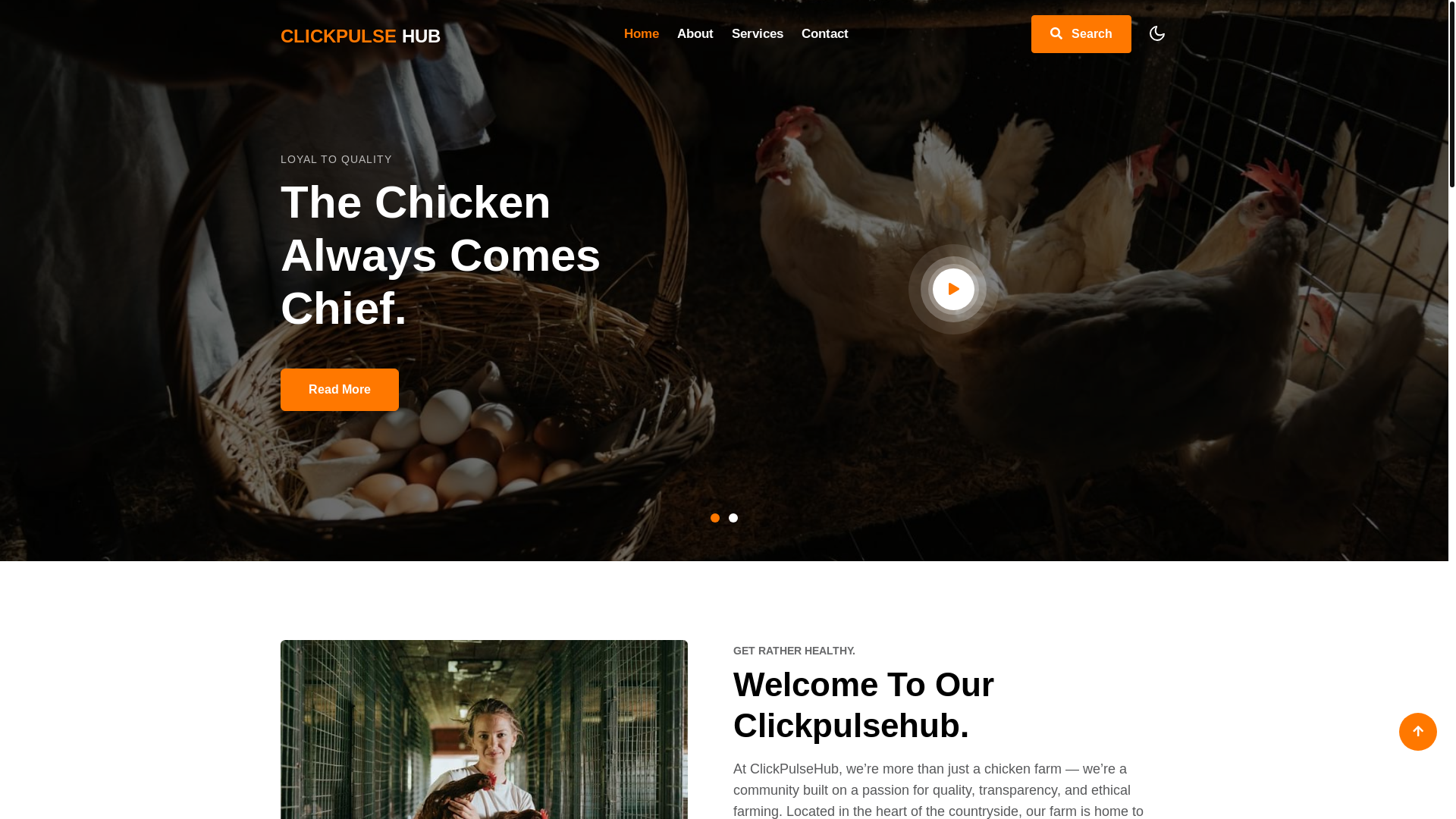 website screenshot of https://clickpulsehub.shop/