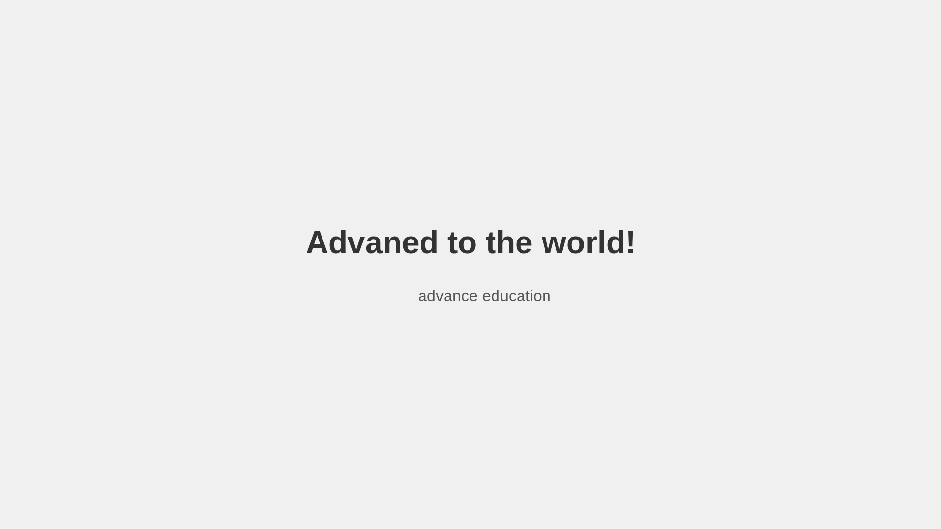 website screenshot of https://advaned.ng/