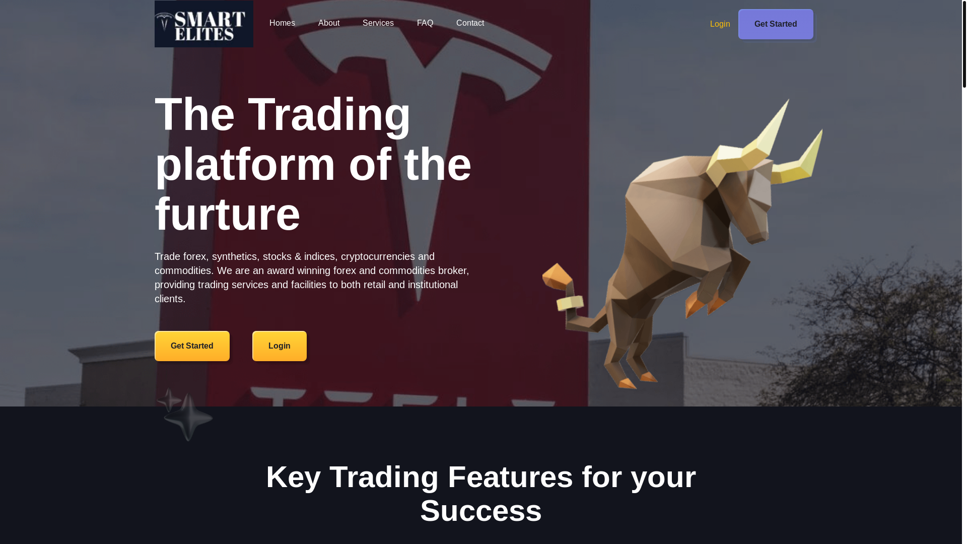 website screenshot of https://smartelites.xyz/