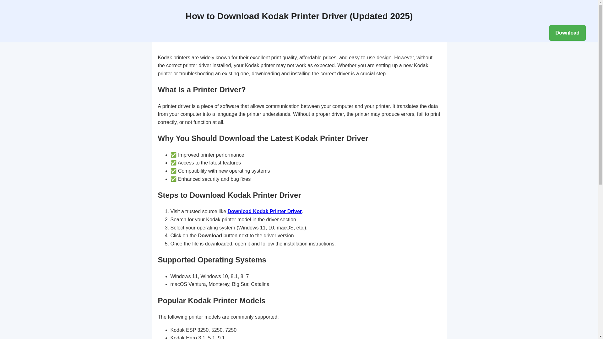 website screenshot of https://download-kodak-printer-driverr.pages.dev/