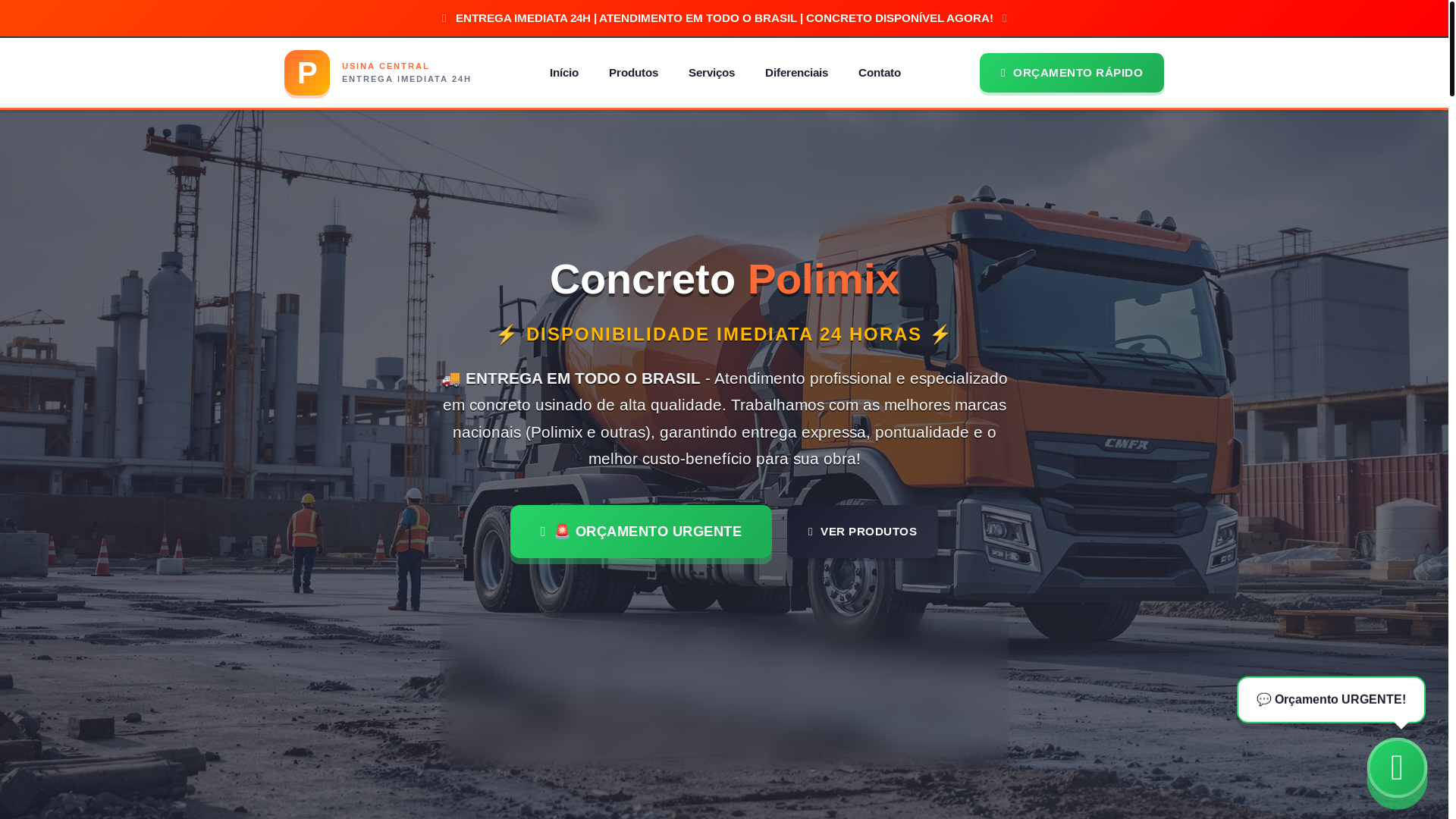 website screenshot of https://usinaentregaimediata.com/