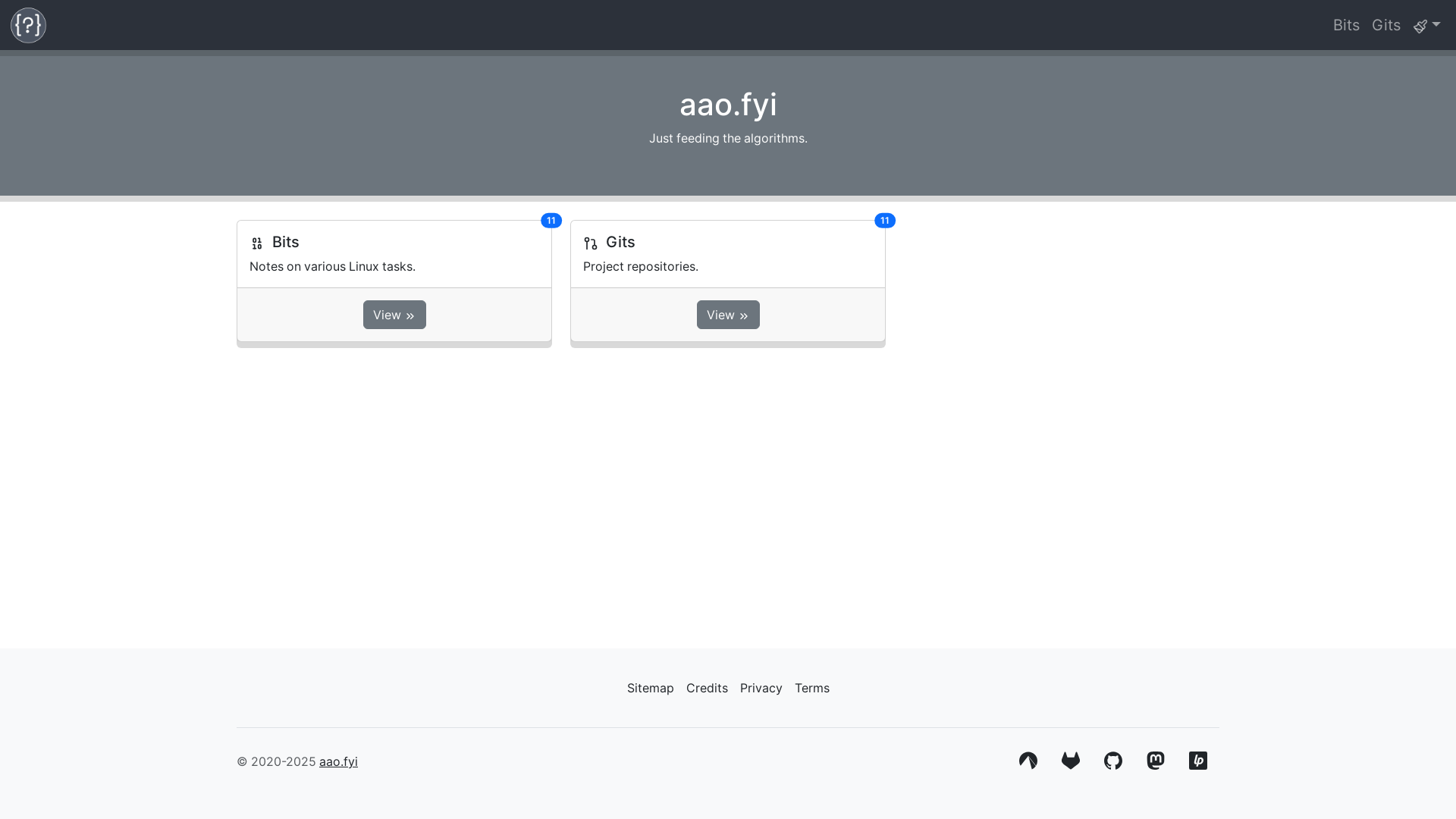 website screenshot of https://aao.fyi/