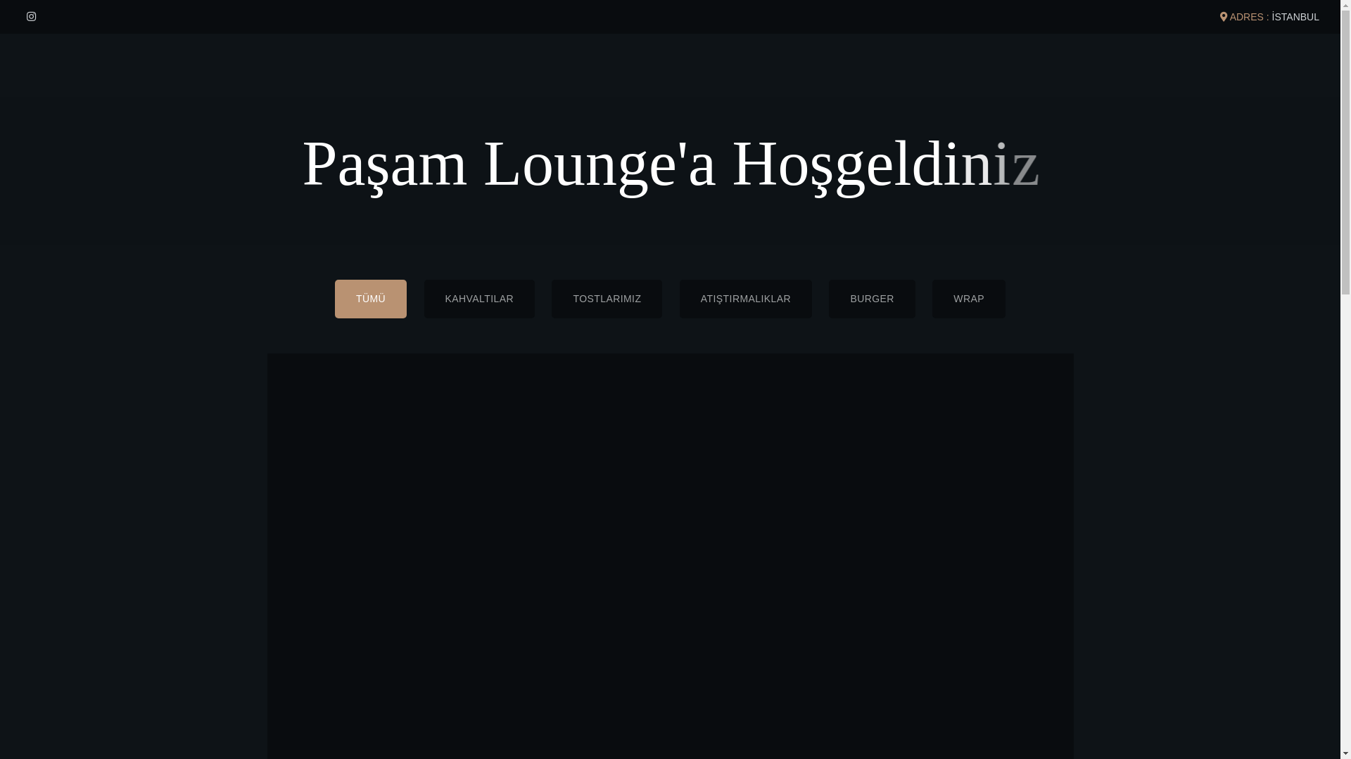 website screenshot of https://pasamlounge.com.tr/