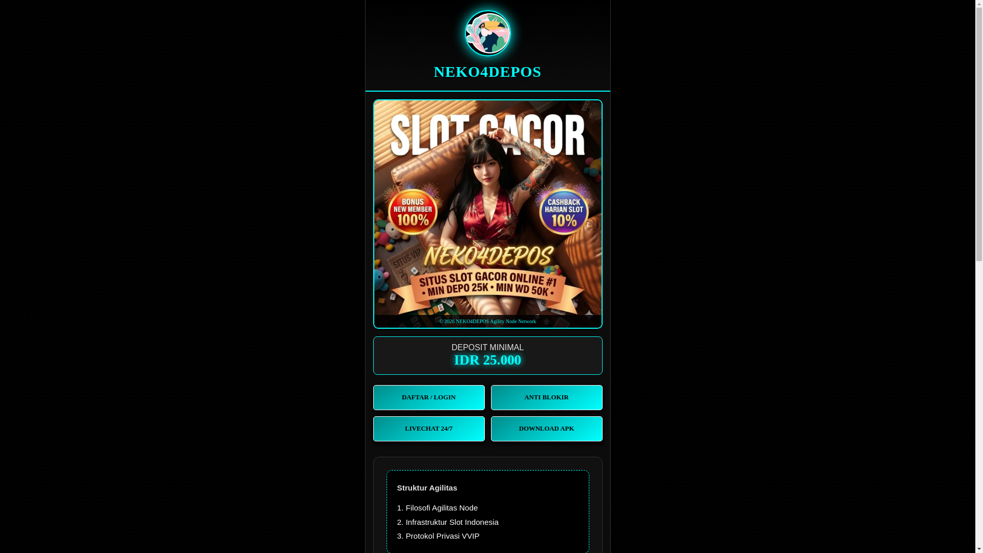 website screenshot of https://neko4depos.site/