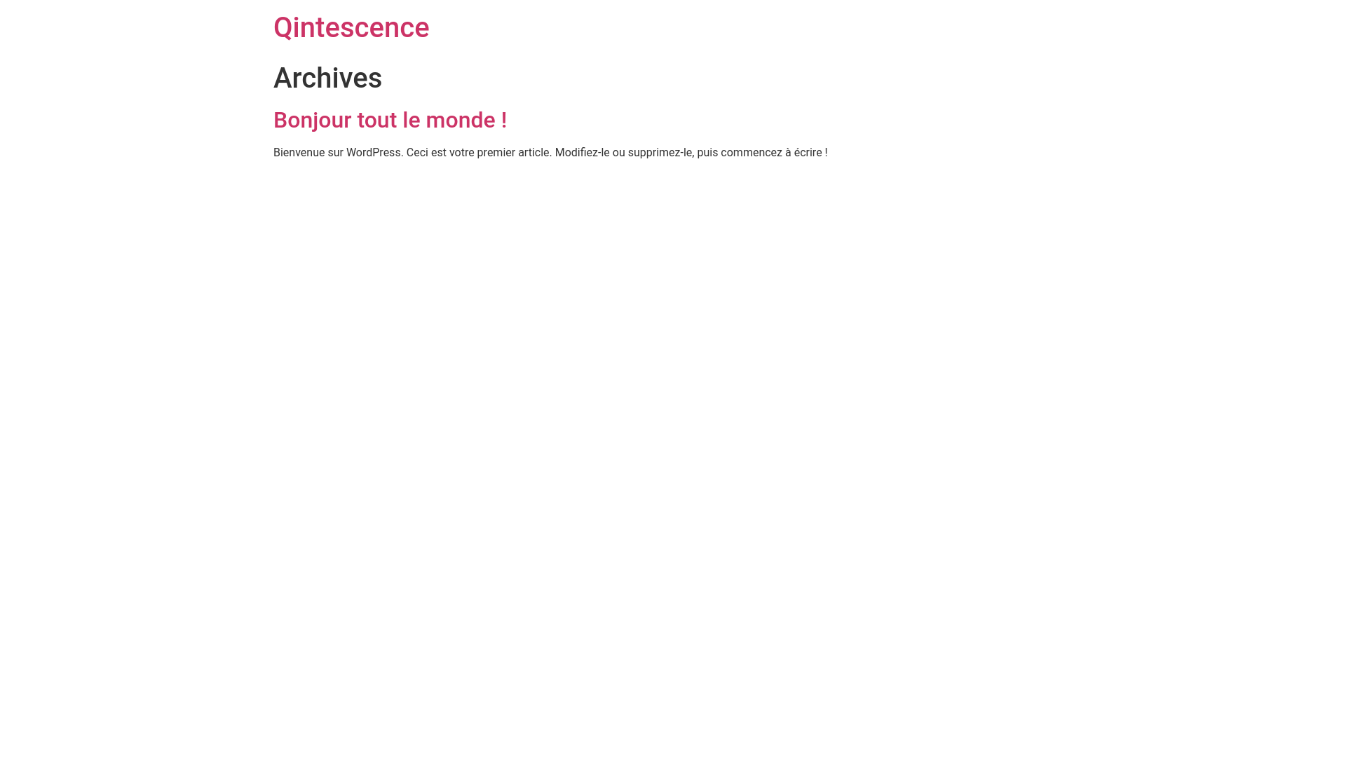 website screenshot of https://qintescence.com/