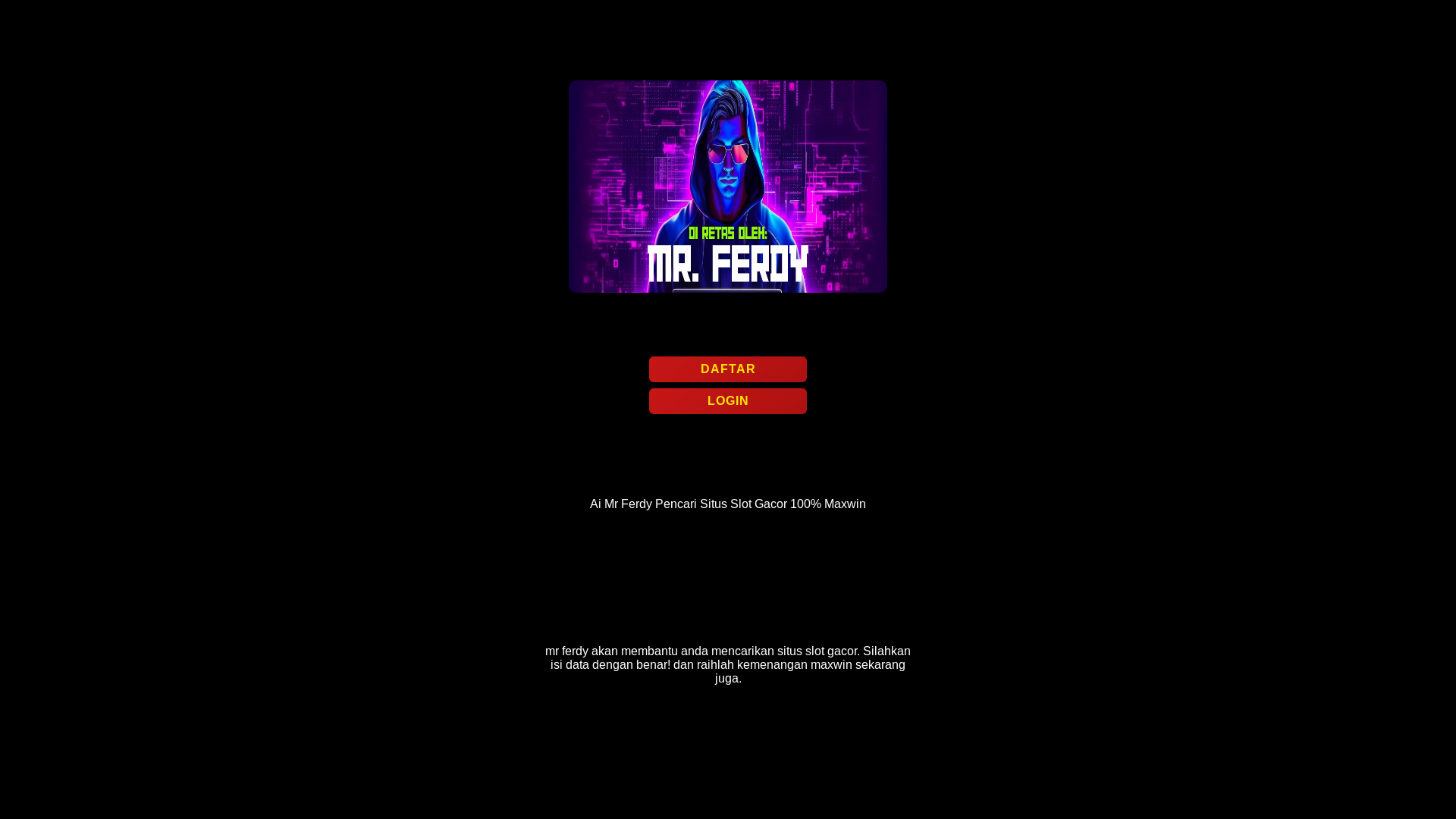 website screenshot of https://ai-mr-ferdy.pages.dev/