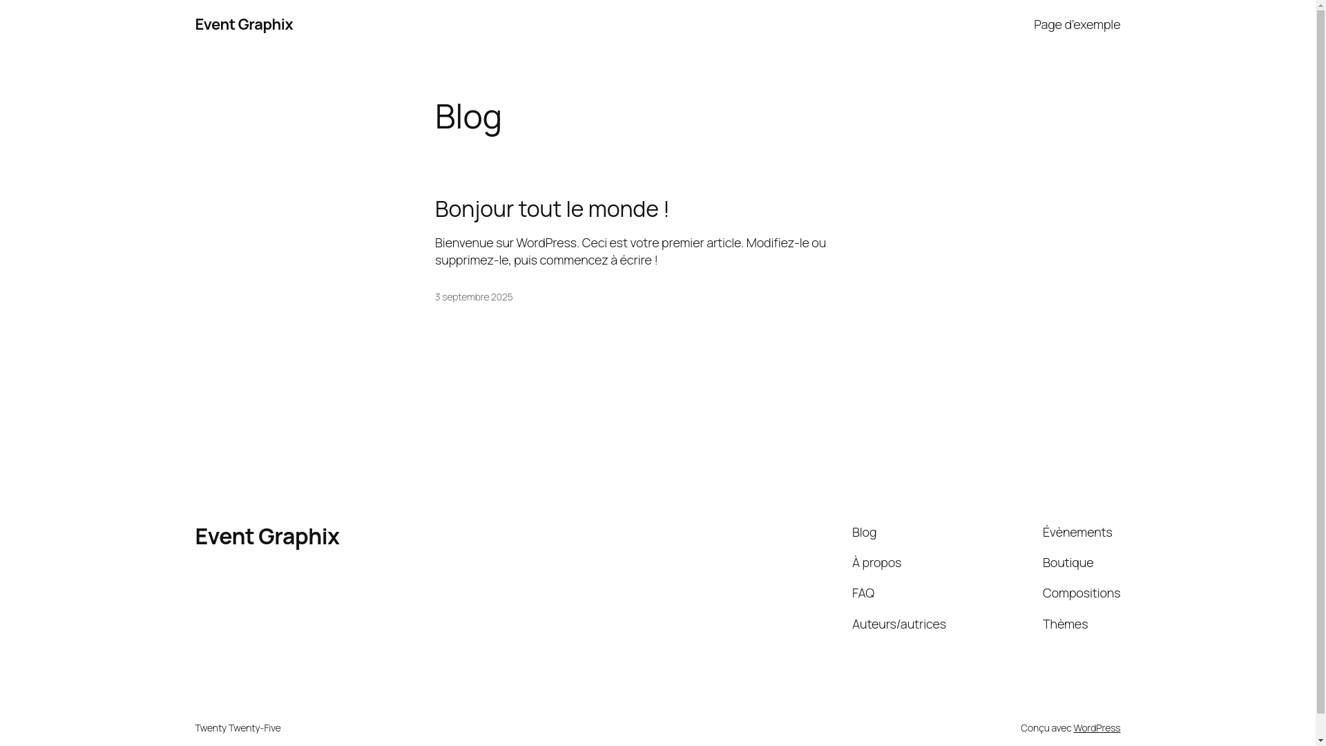 website screenshot of https://event-graphix.fr/