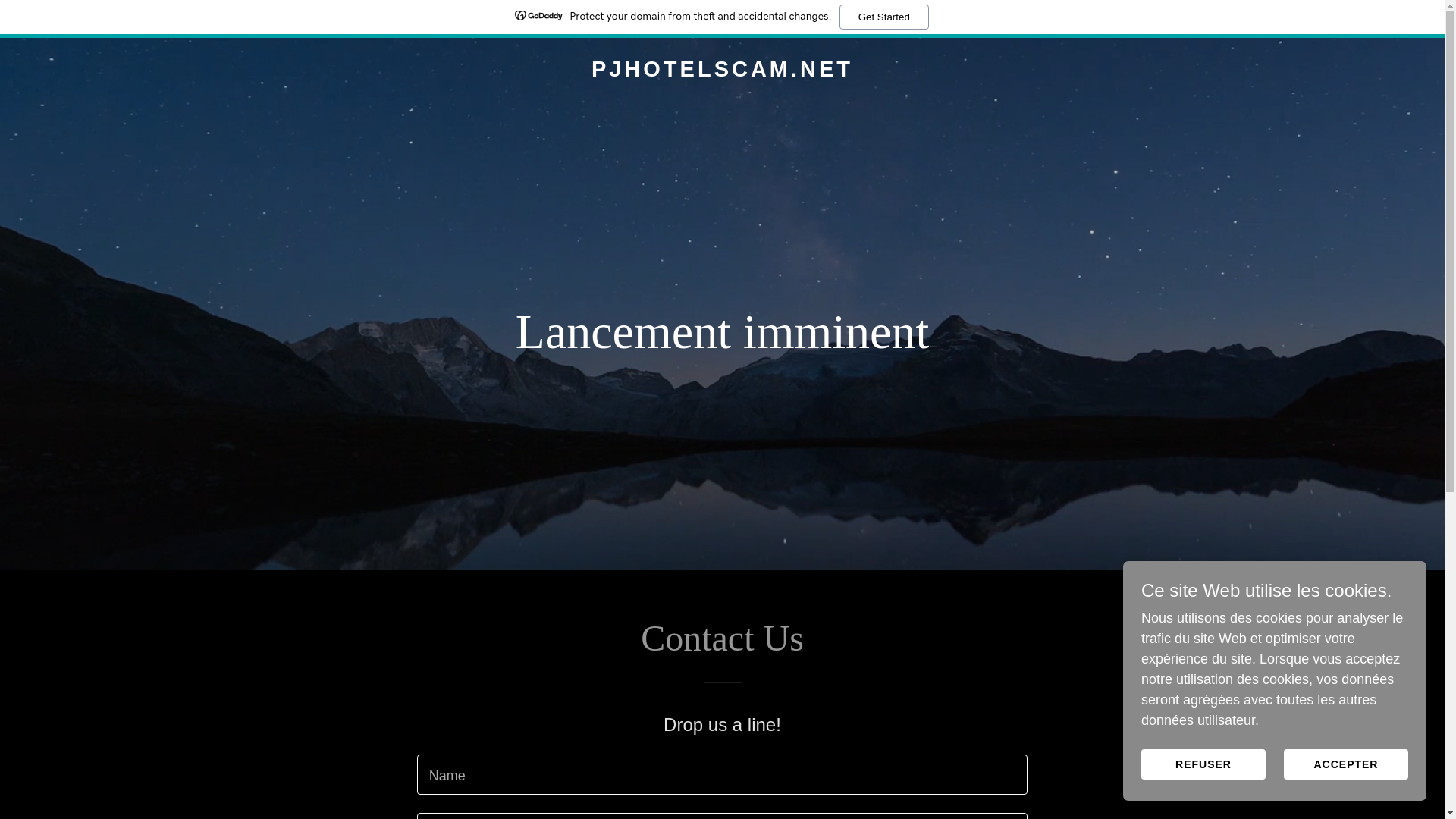 website screenshot of https://pjhotelscam.net/