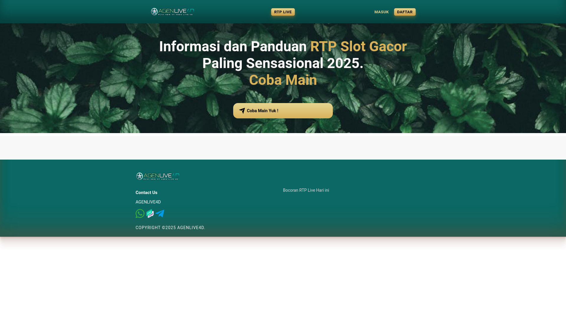 website screenshot of https://rtpaglv4dmantap.pages.dev/