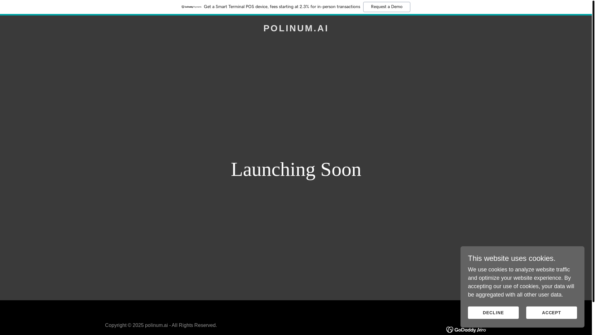 website screenshot of https://polinum.ai/