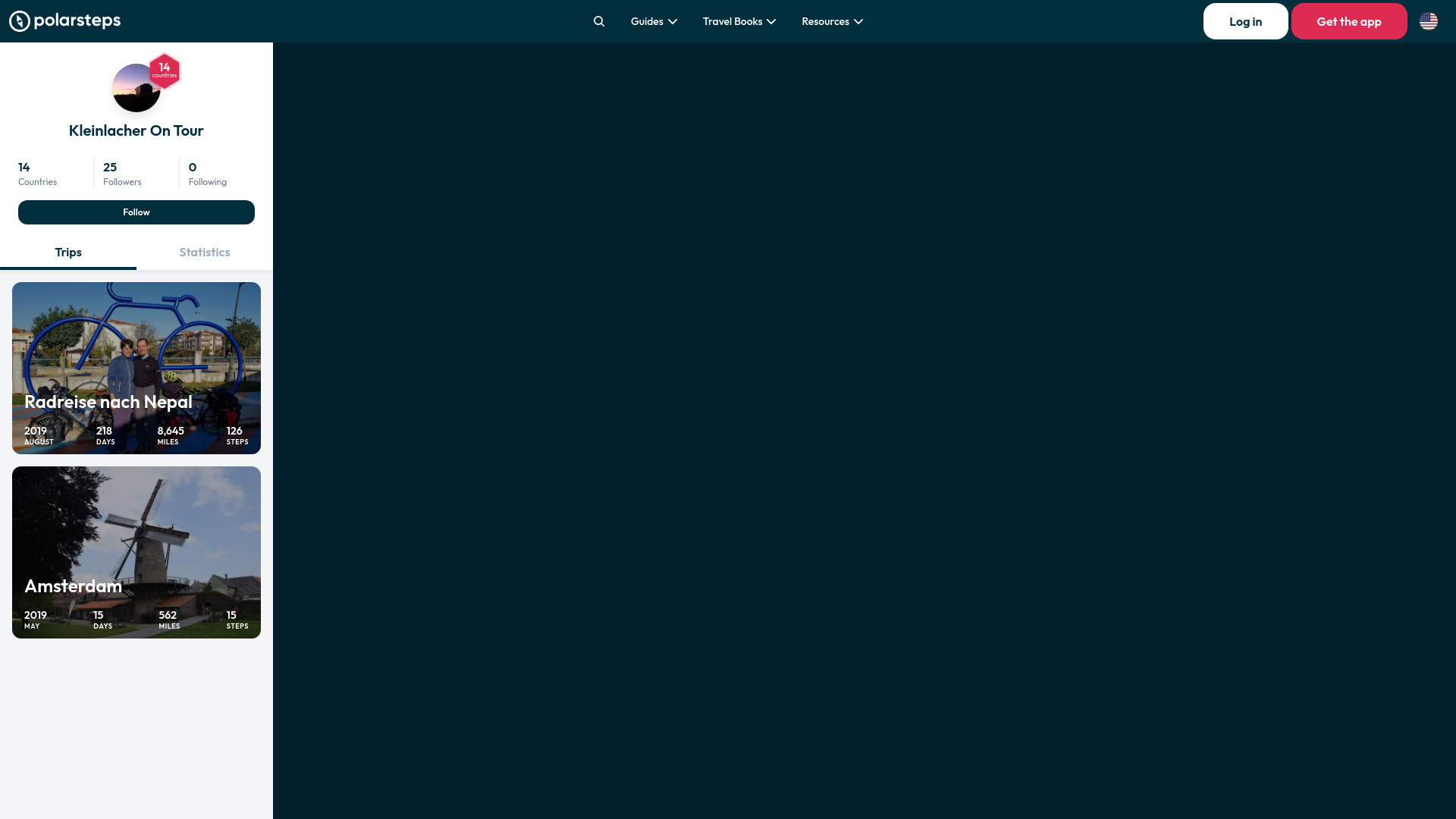 website screenshot of https://velonomaden.de/