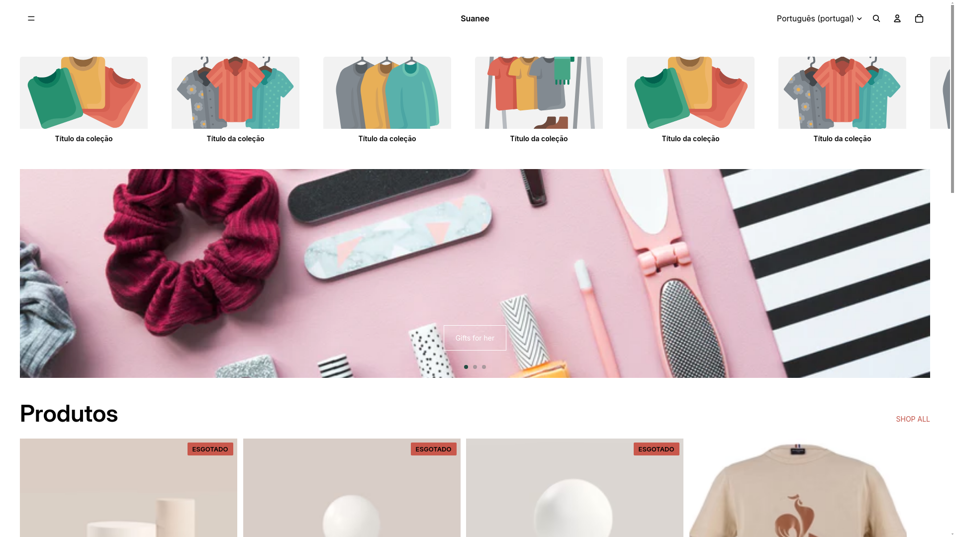 website screenshot of https://suanee.com/