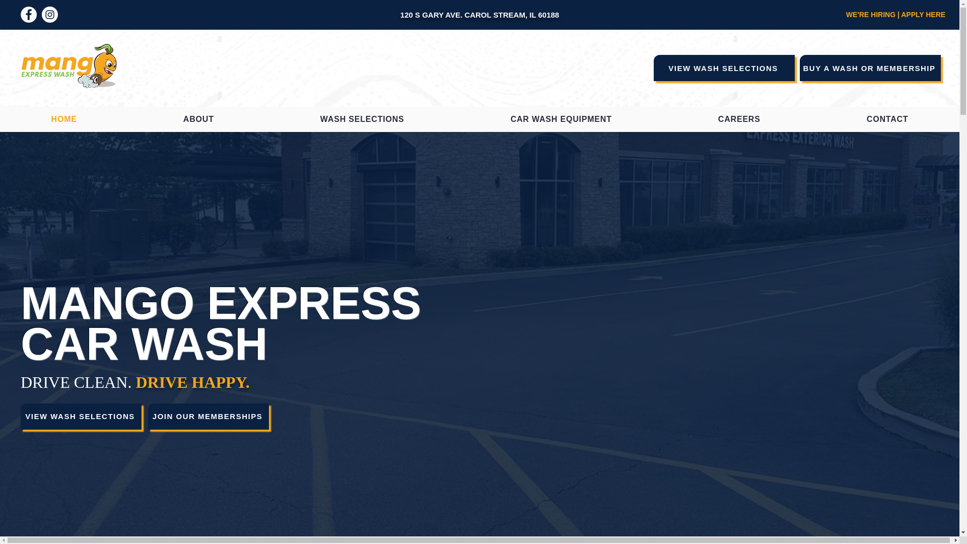 website screenshot of https://mangoexpresscarolstream.com/