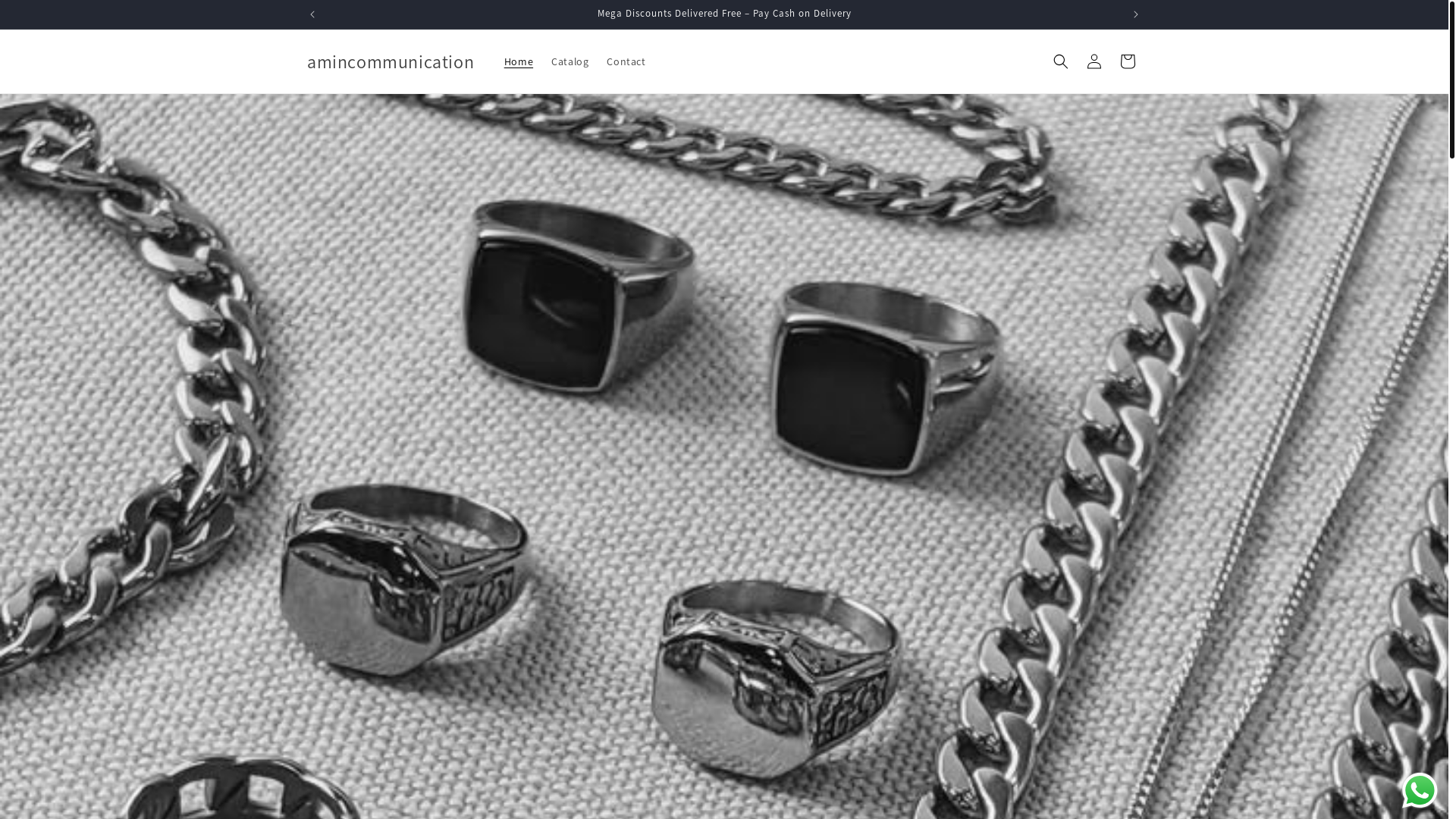 website screenshot of https://amincommuncation.online/