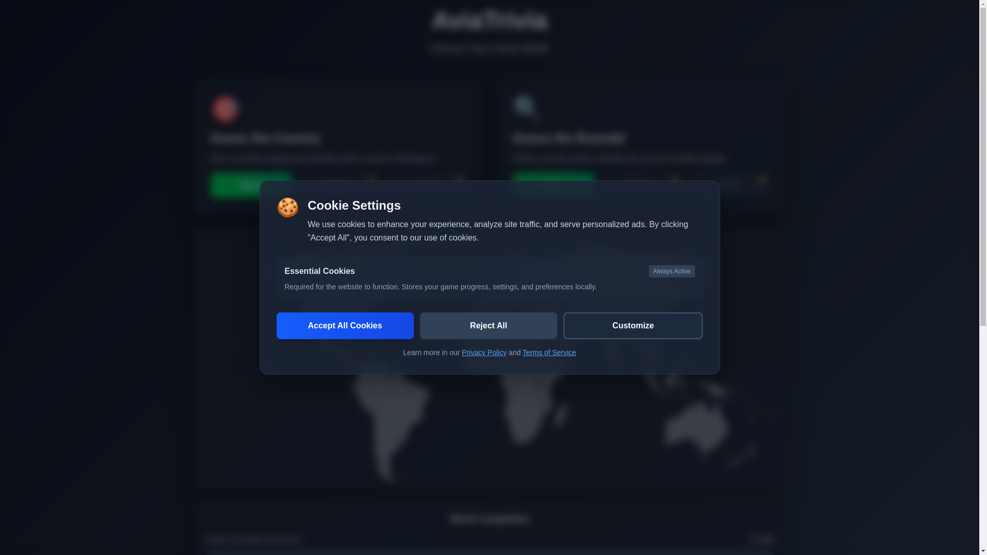 website screenshot of https://aviatrivia.com/