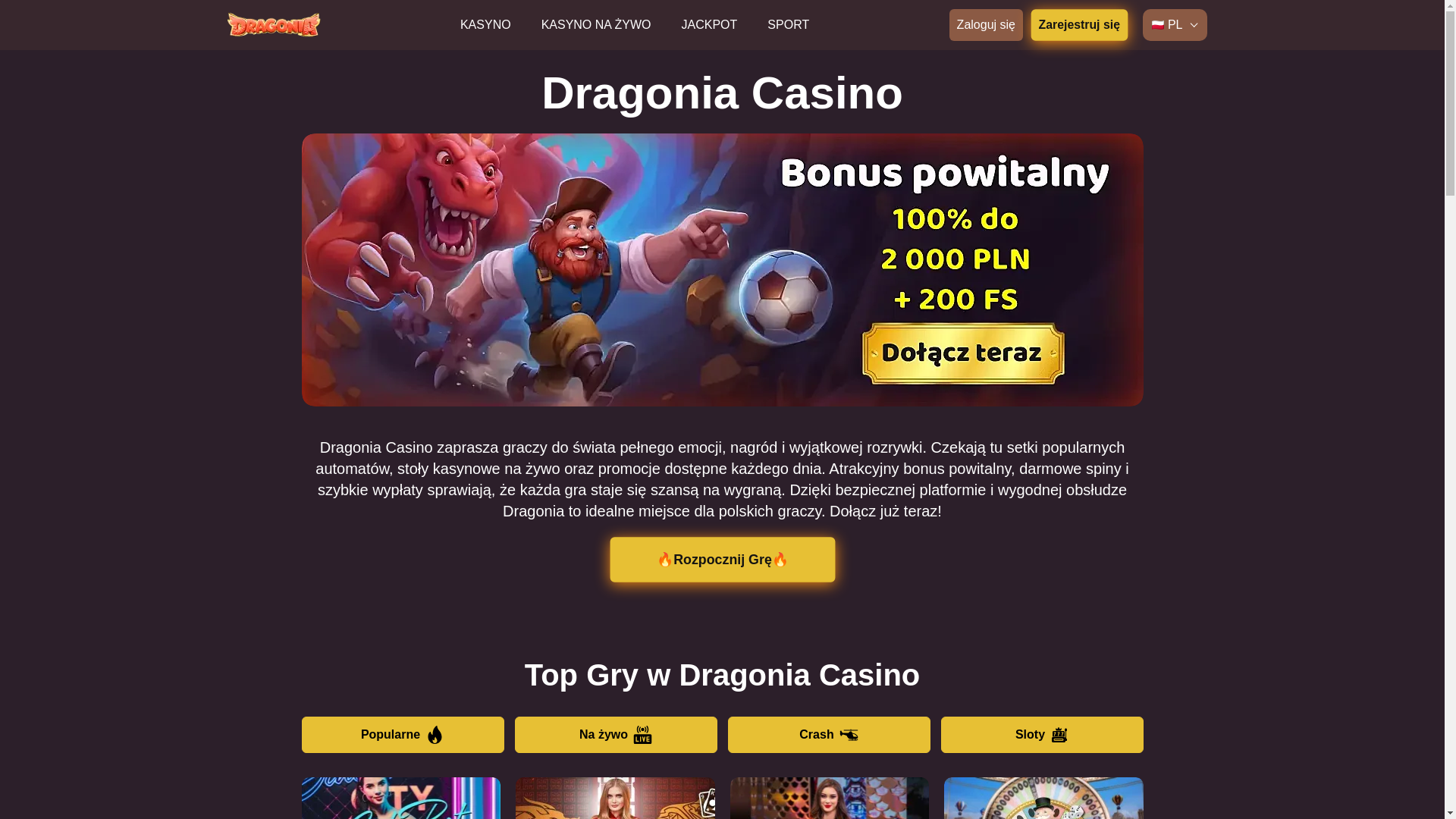 website screenshot of https://dragoniacasino-pl-13908.pages.dev/