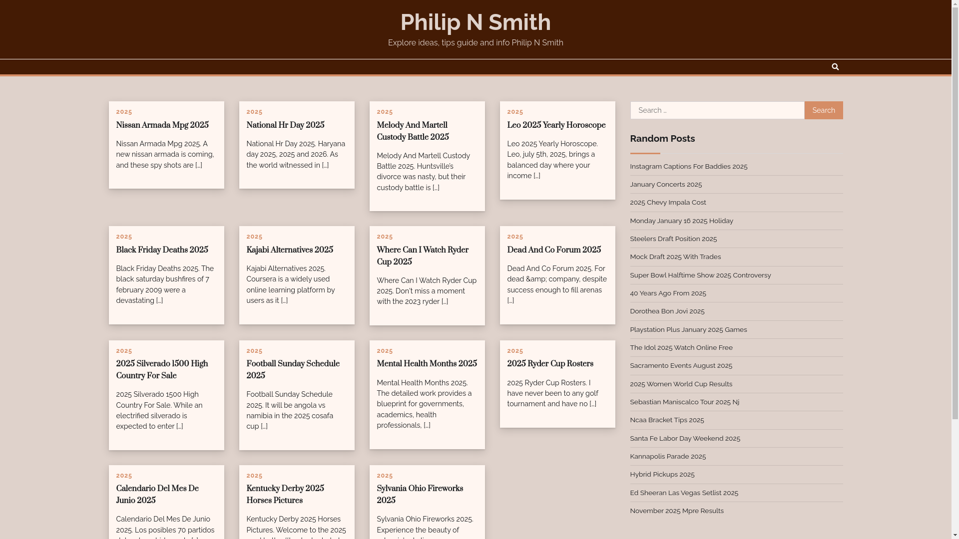 website screenshot of https://philipnsmithm.pages.dev/