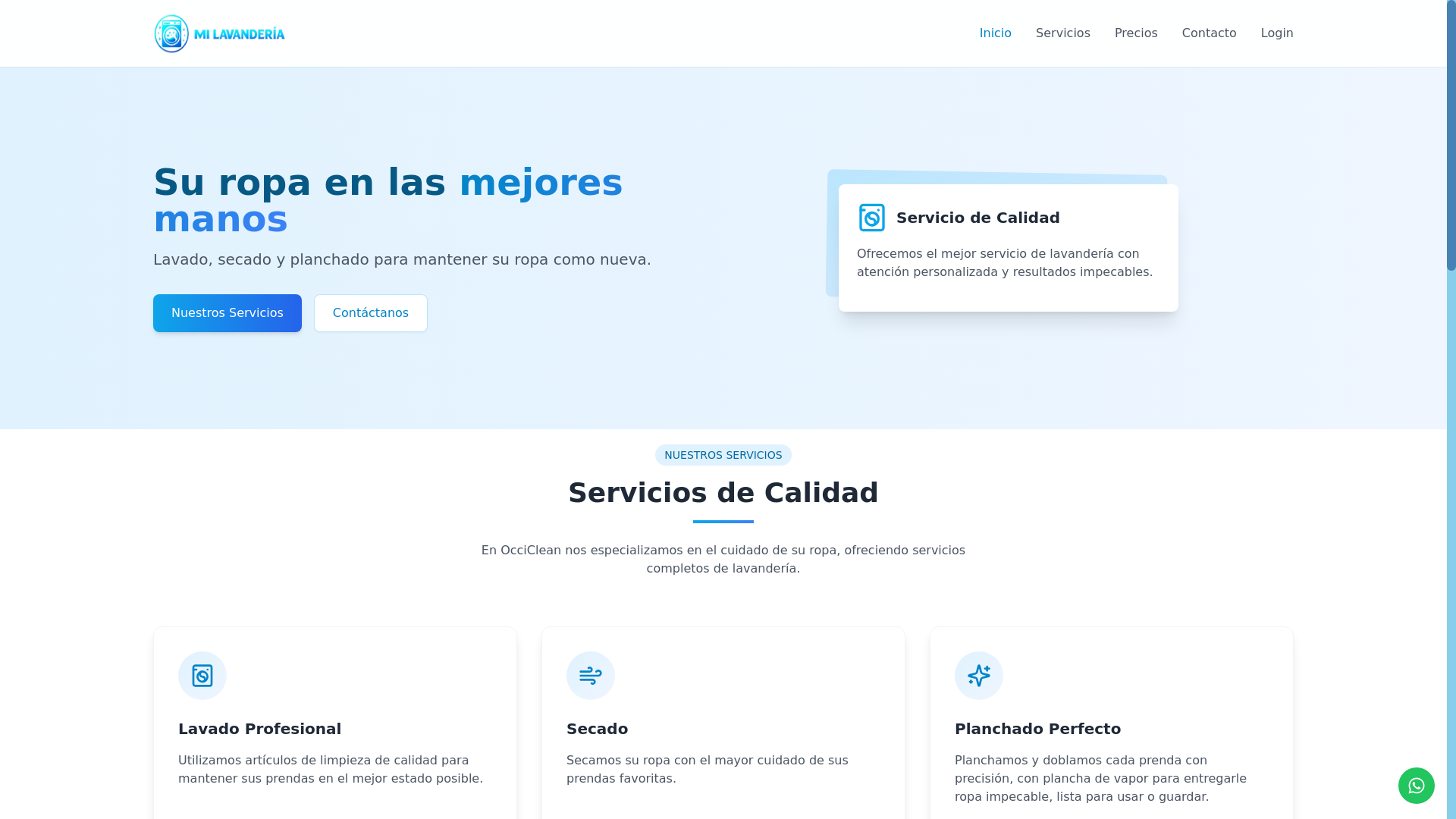 website screenshot of https://mi-lavanderia-src.pages.dev/
