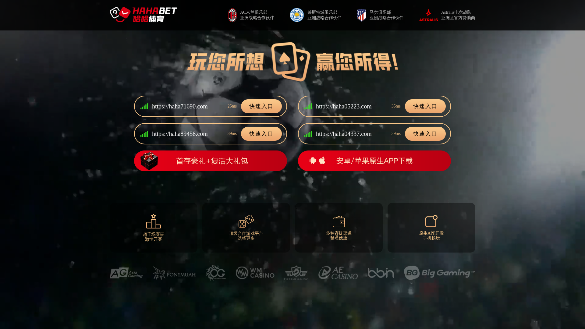 website screenshot of https://haha18306.com/