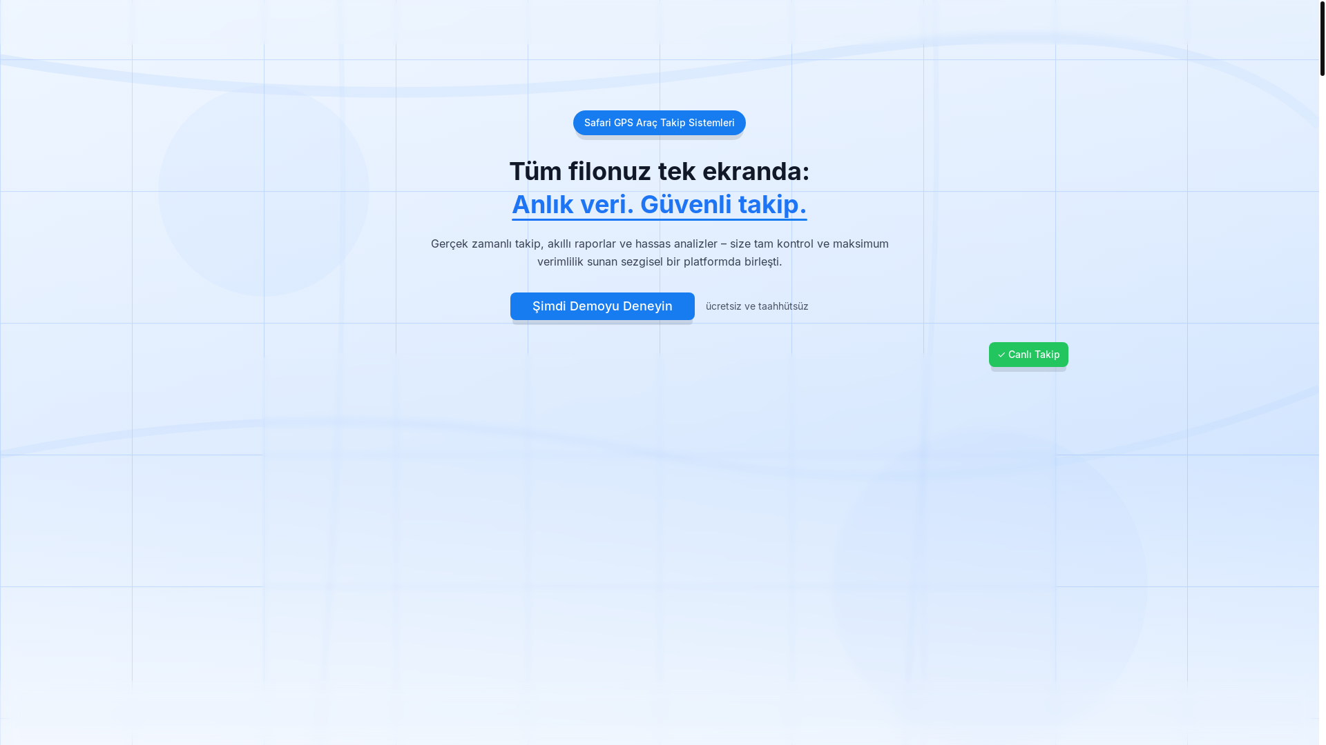 website screenshot of https://safarigps.tr/