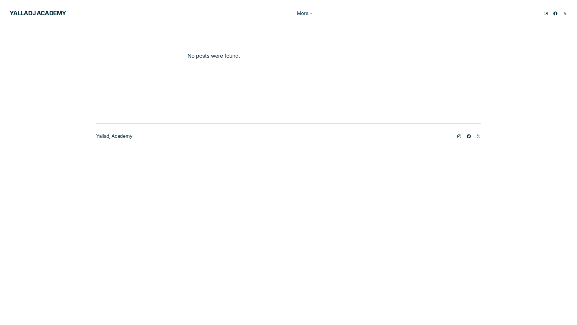 website screenshot of https://yalladjacademy.com/