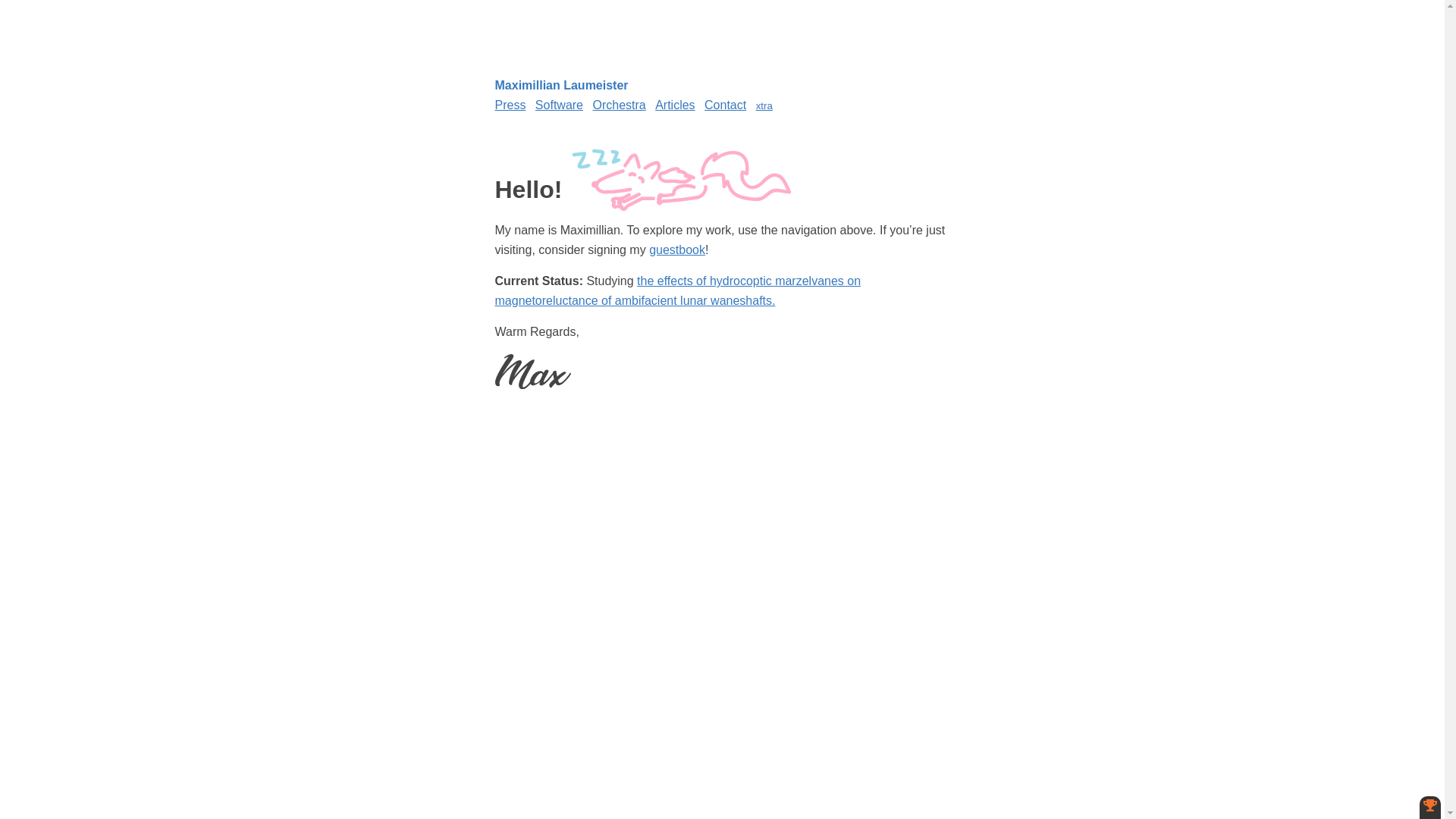 website screenshot of https://maxlaumeister-com.pages.dev/