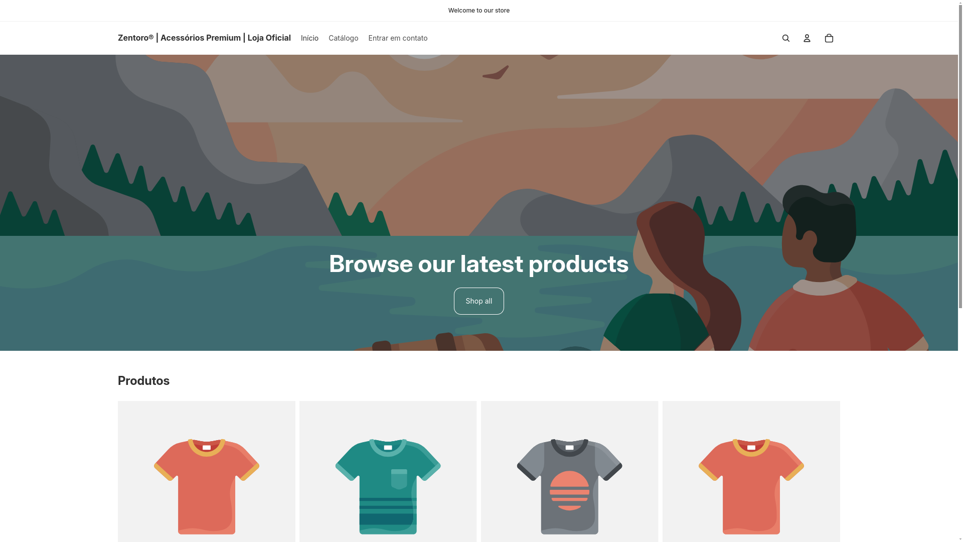 website screenshot of https://zentoro.com.br/