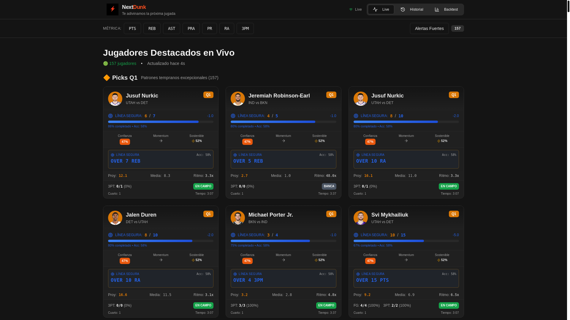 website screenshot of https://nextdunk.app/