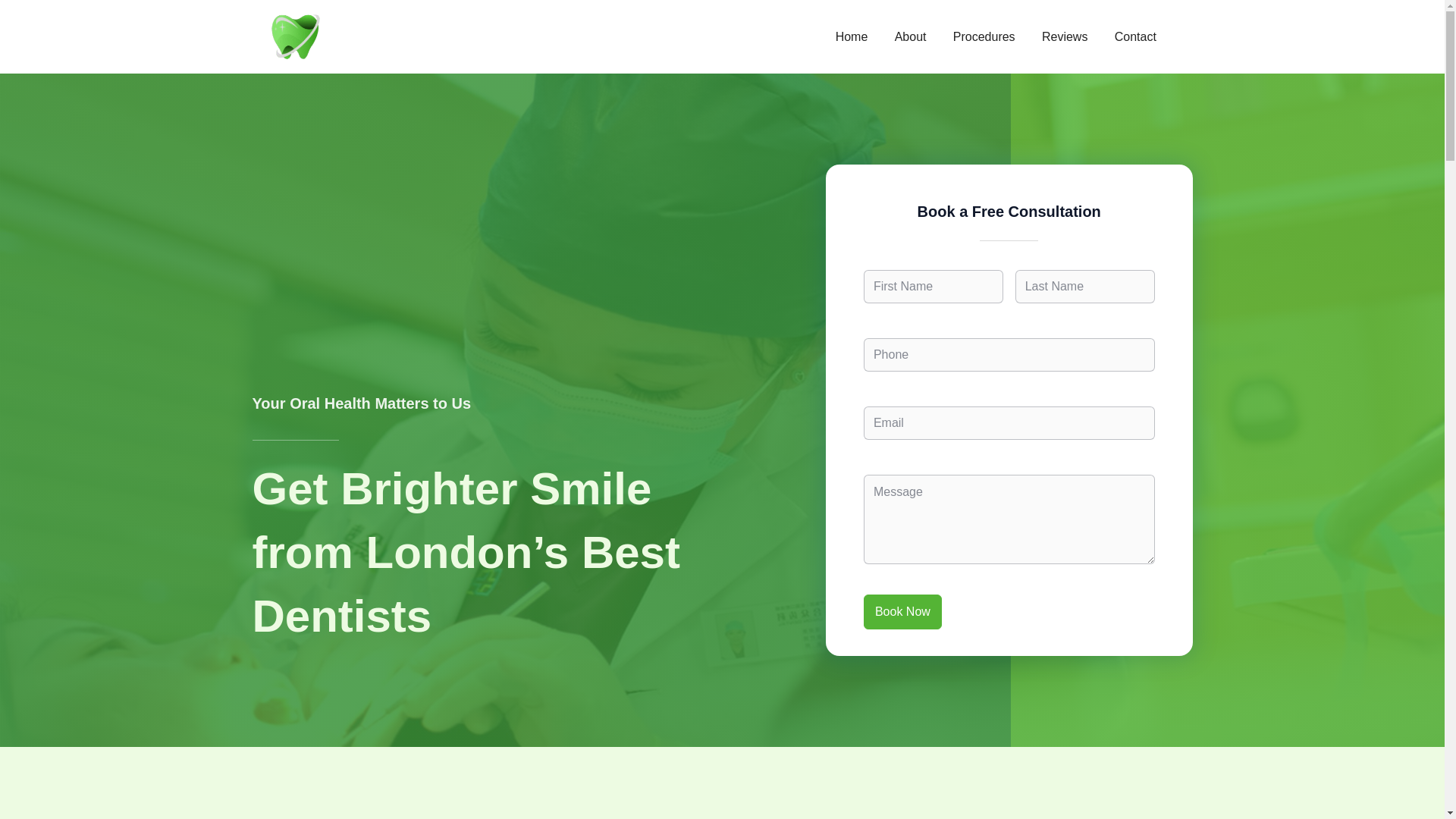 website screenshot of https://klinikpergigianaaron.com/