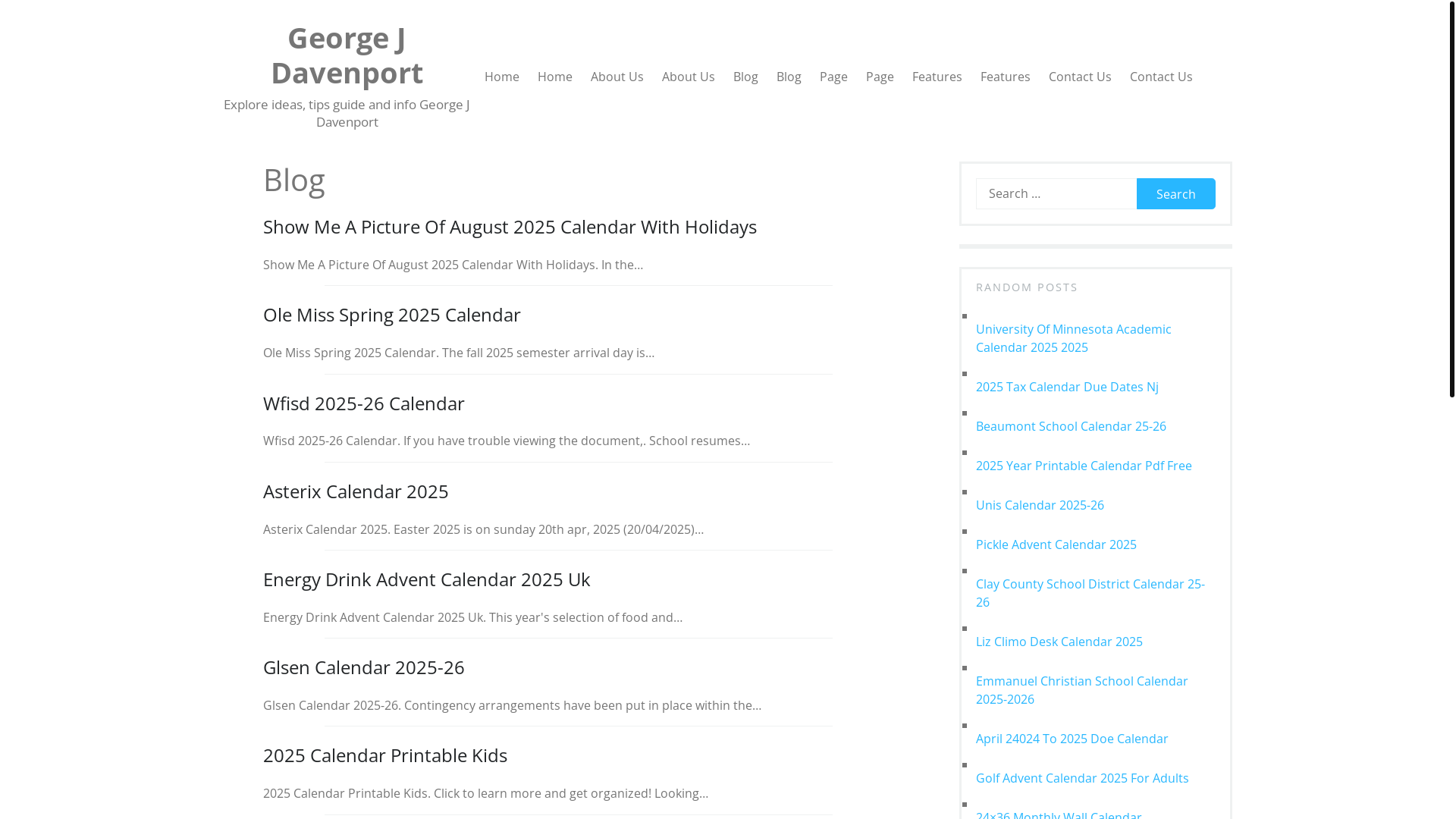 website screenshot of https://georgejdavenportj.pages.dev/