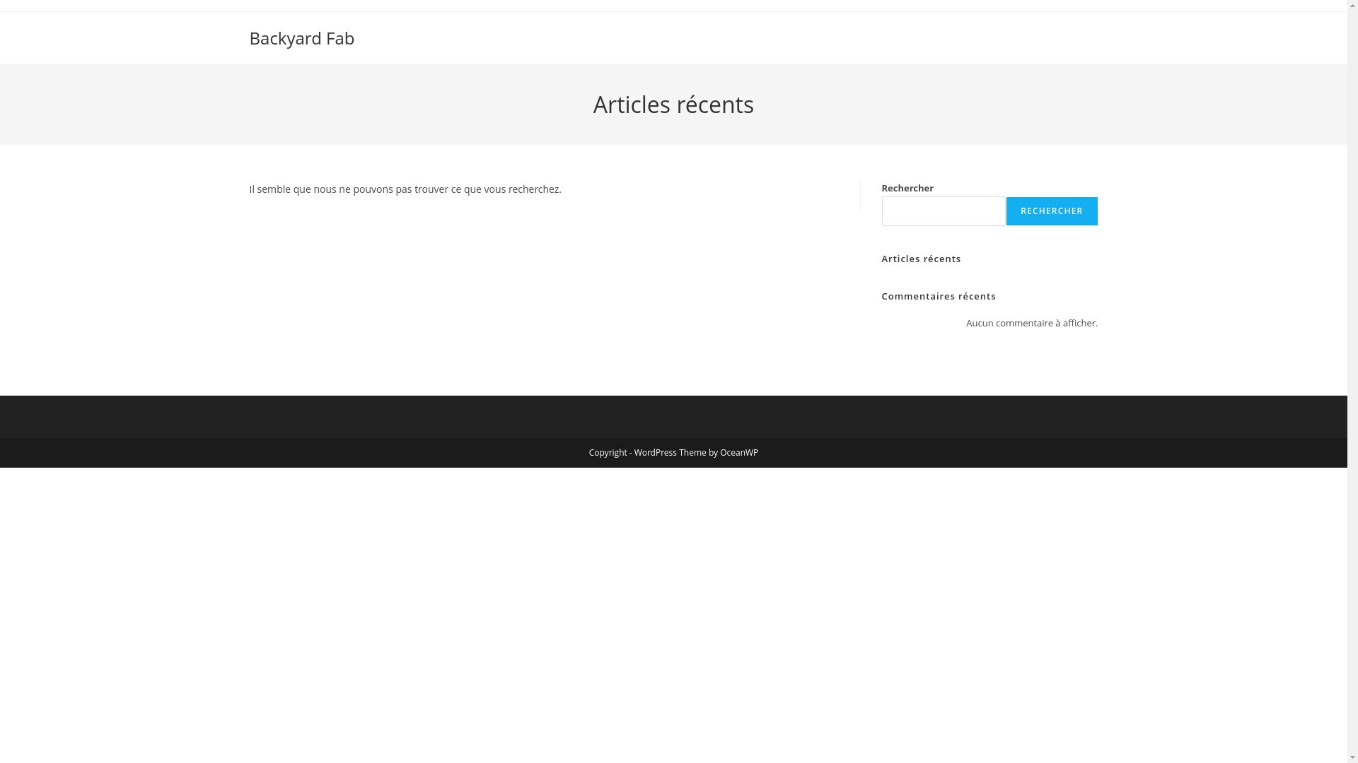 website screenshot of https://backyardfab.shop/