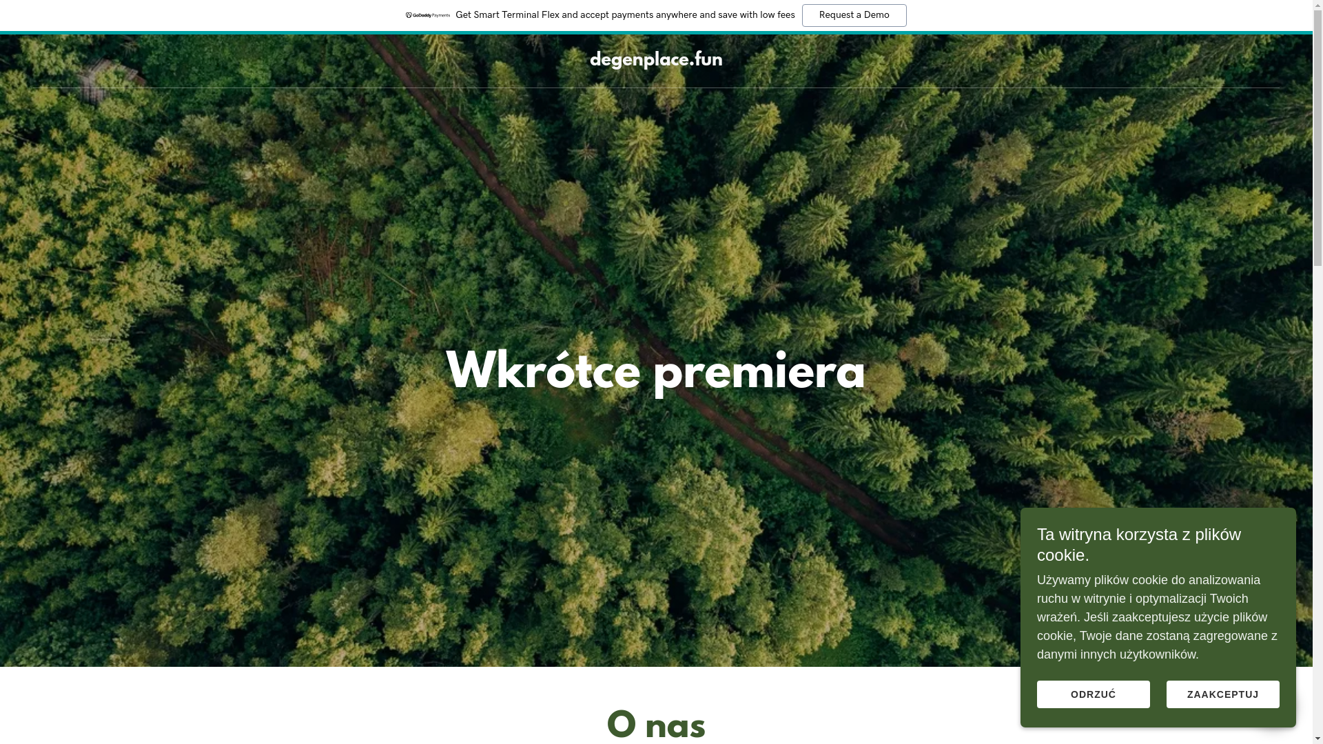 website screenshot of https://degenplace.fun/