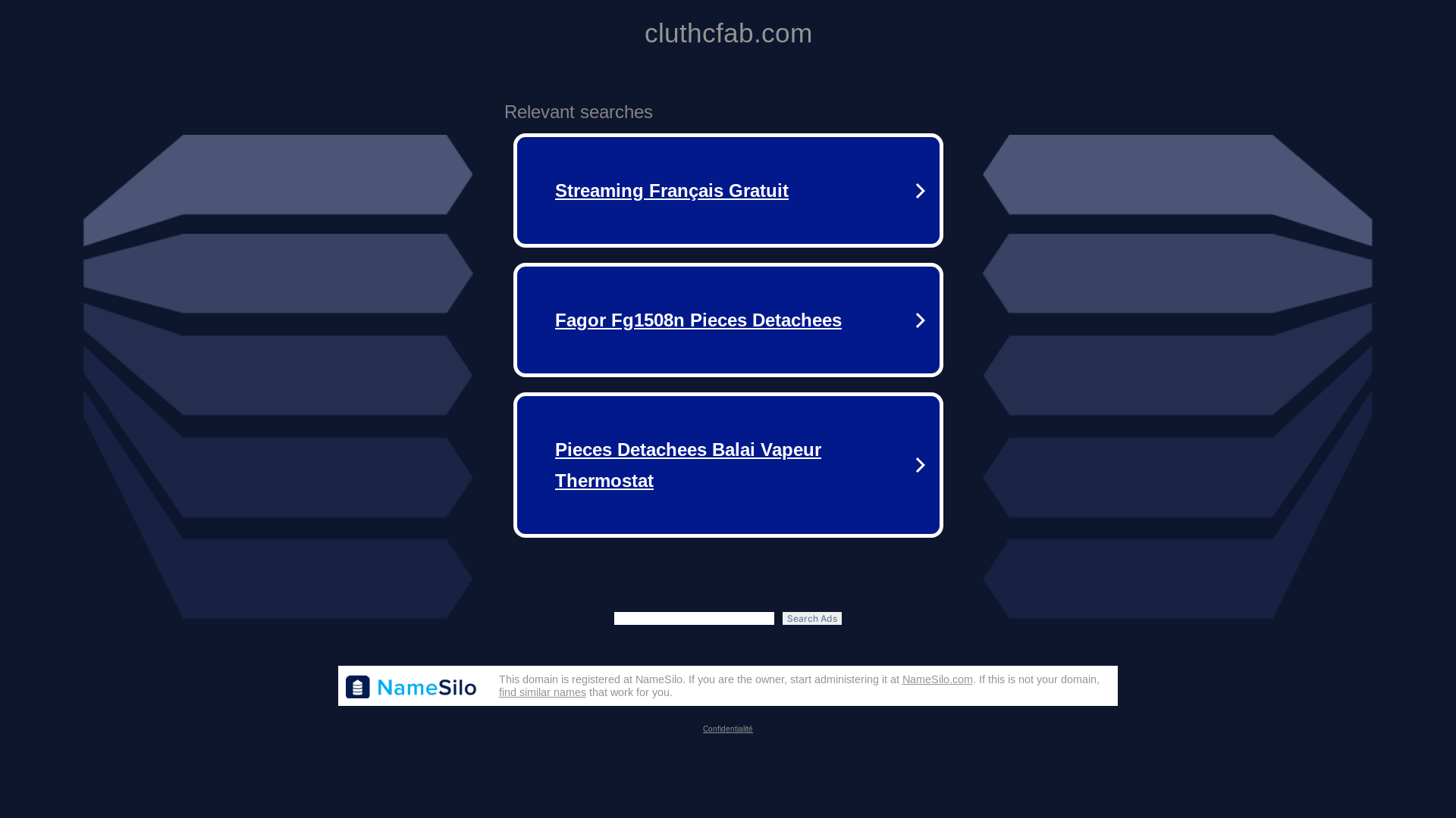 website screenshot of https://cluthcfab.com/