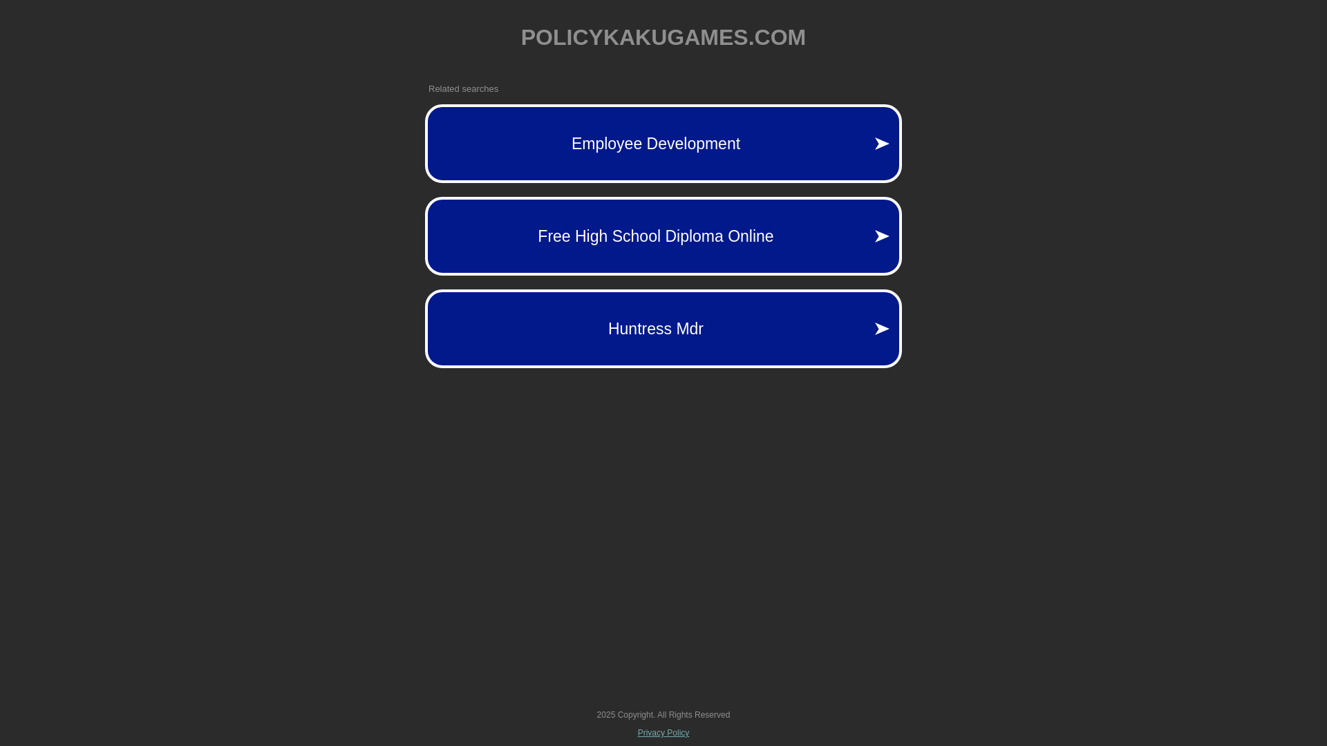 website screenshot of https://policykakugames.com/