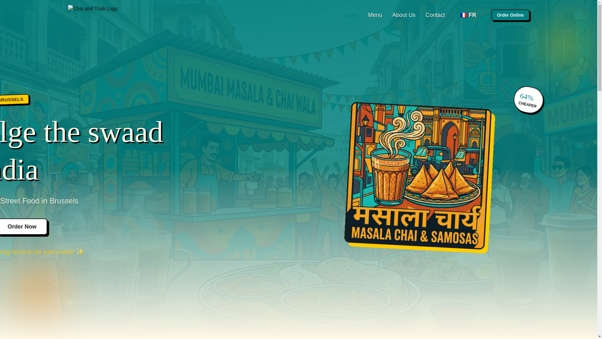 website screenshot of https://chaiandthali.pages.dev/