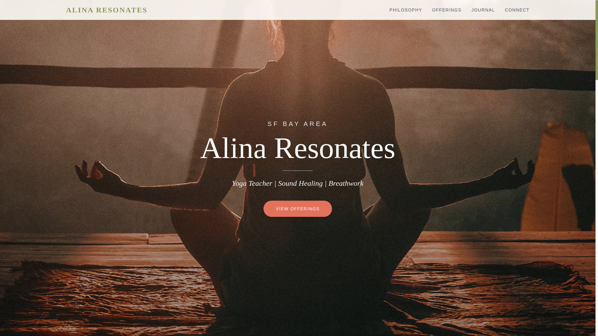 website screenshot of https://alinaresonates.com/