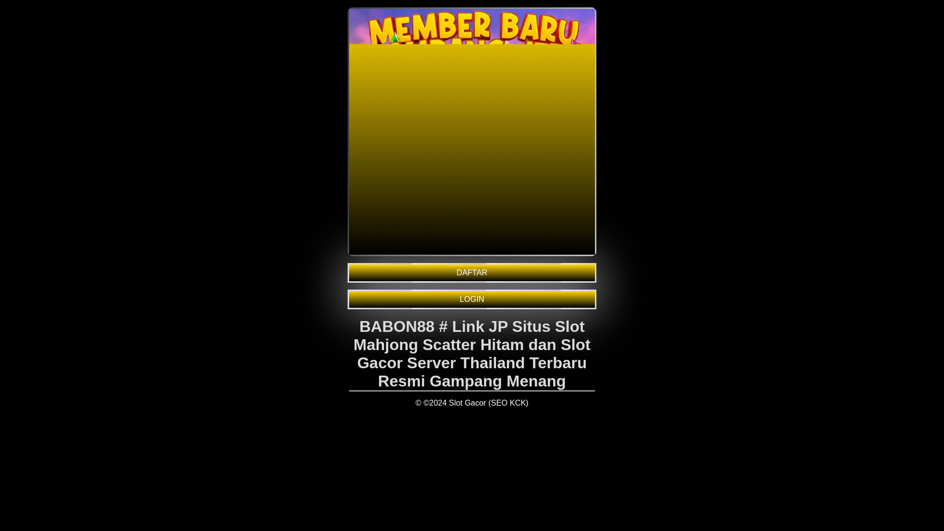 website screenshot of https://babon88gacor.pages.dev/