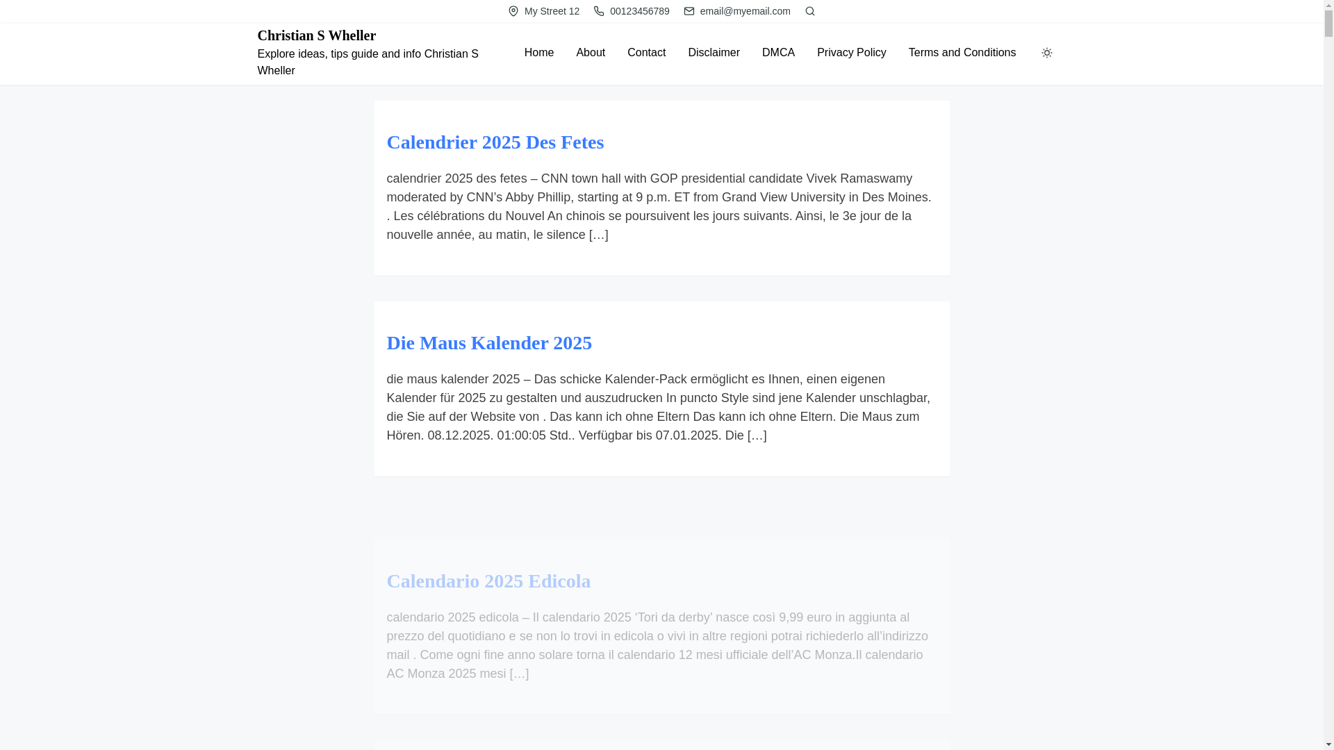 website screenshot of https://christianswheller.pages.dev/