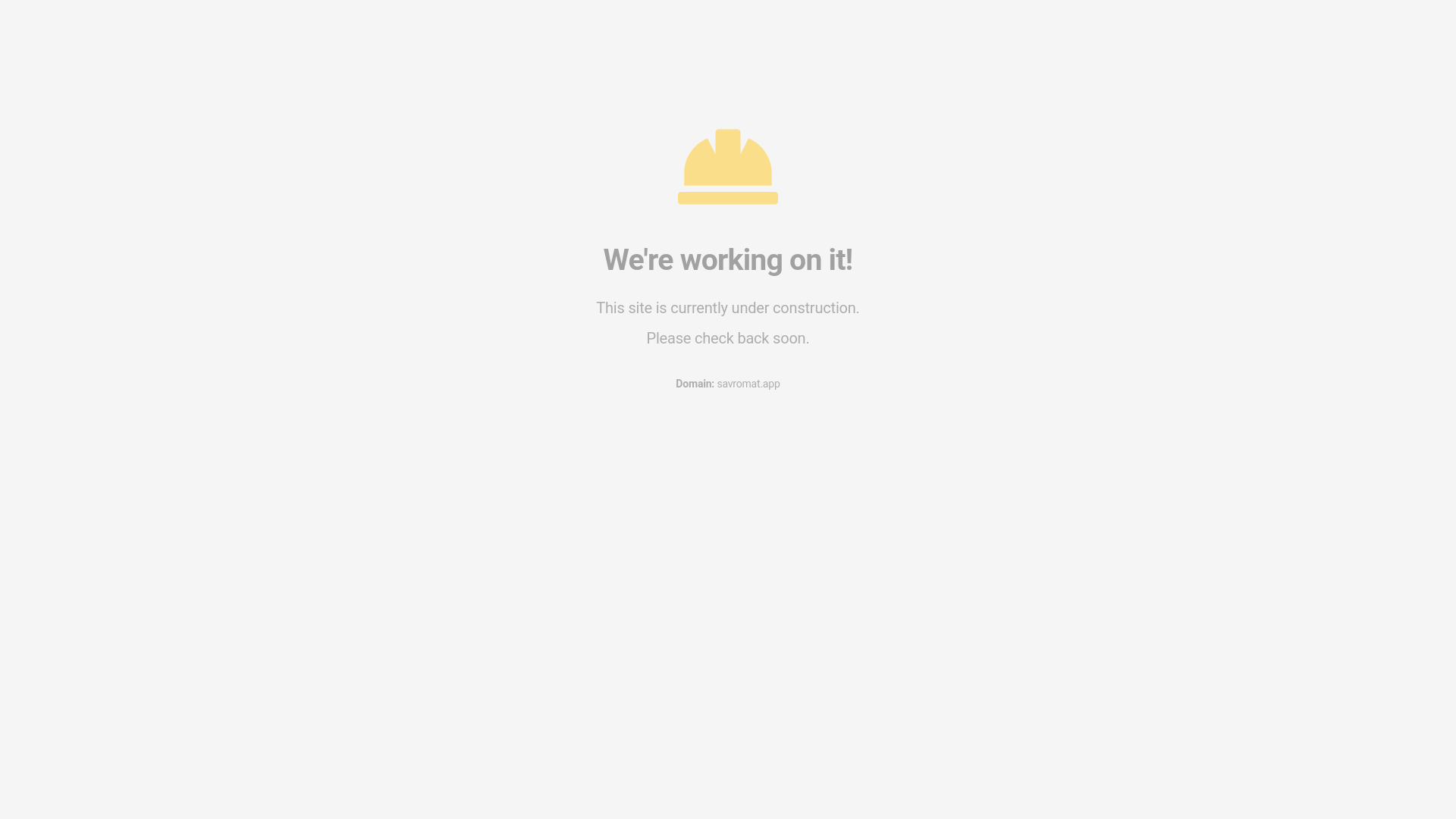 website screenshot of https://savromat.app/