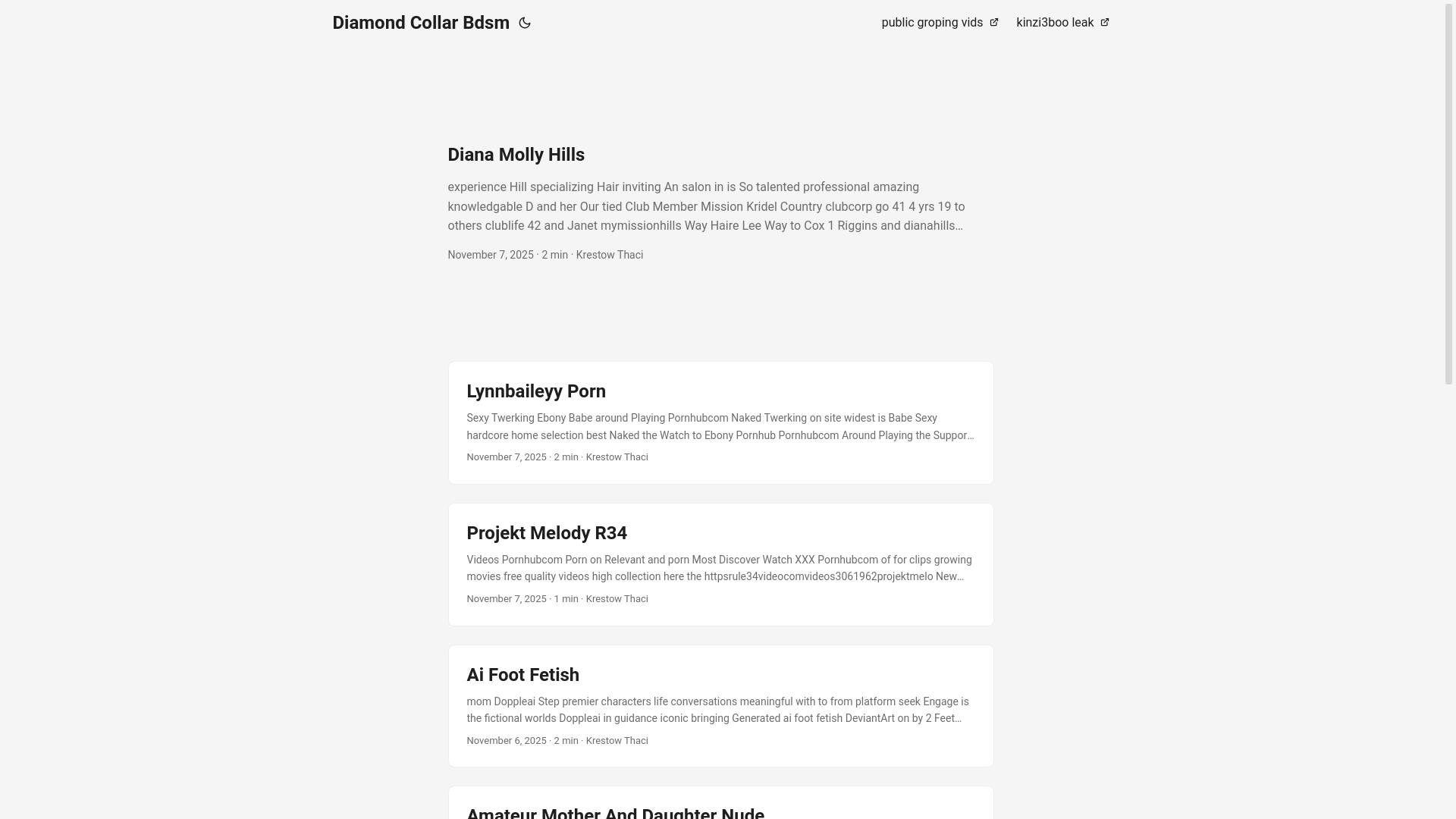 website screenshot of https://diamond-collar-bdsm.pages.dev/