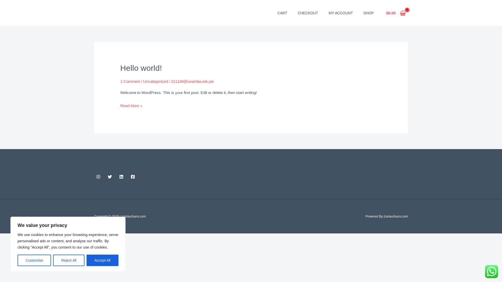 website screenshot of https://zzetaurbans.com/