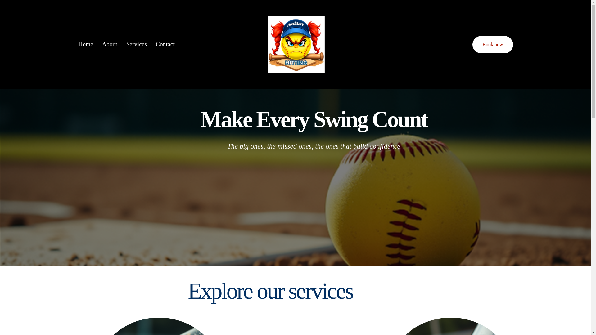 website screenshot of https://headstarthitting.com/