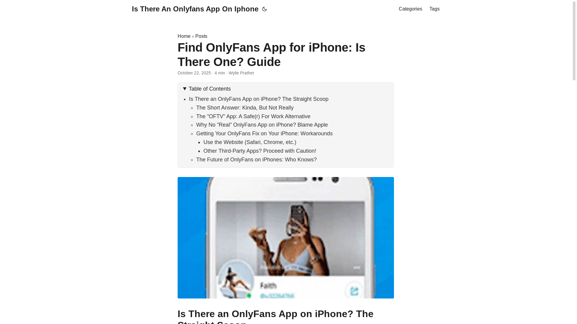 website screenshot of https://is-there-an-onlyfans-app-on-iphone.pages.dev/