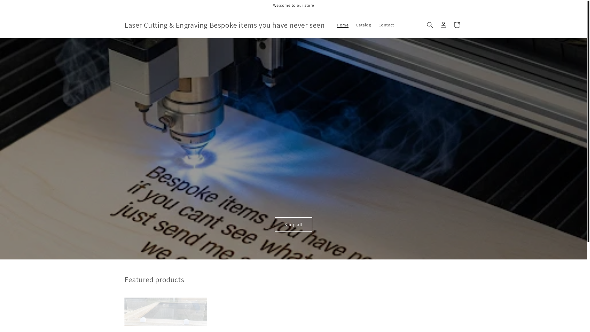 website screenshot of https://lasercutting4u.com/