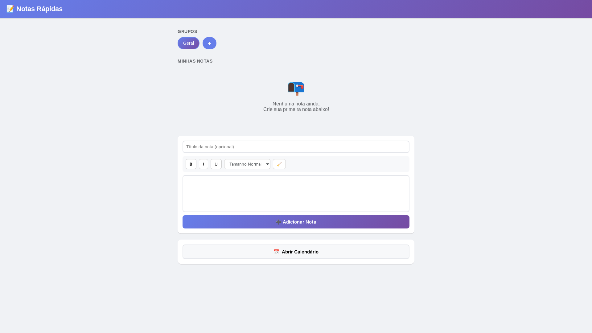 website screenshot of https://notas-rapidas.pages.dev/