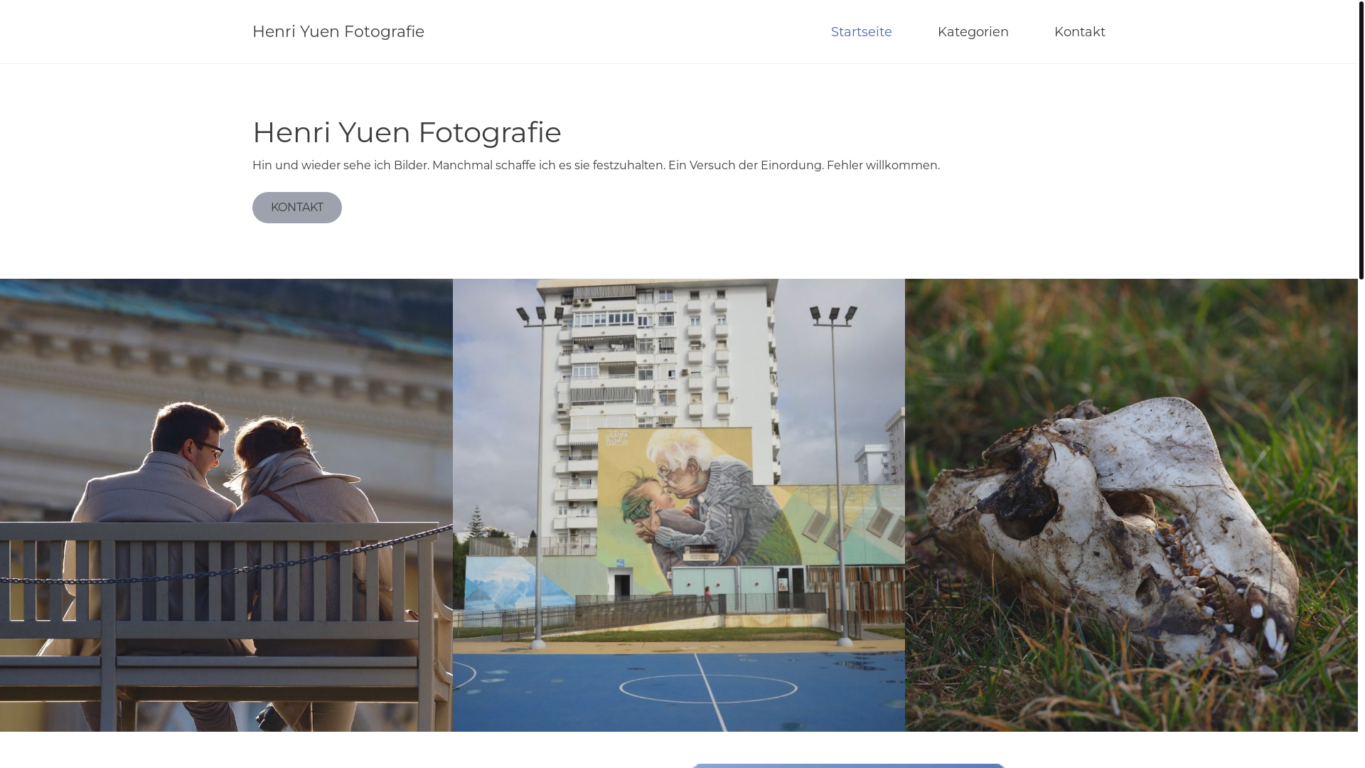 website screenshot of https://henriyuen.de/
