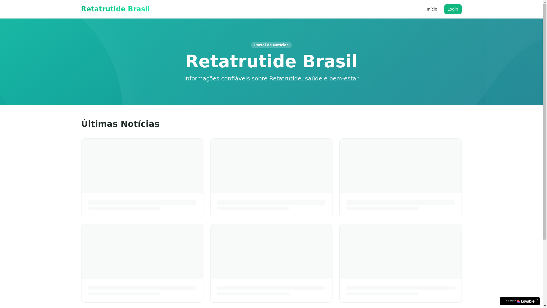 website screenshot of https://retatrutidebrasil.com.br/