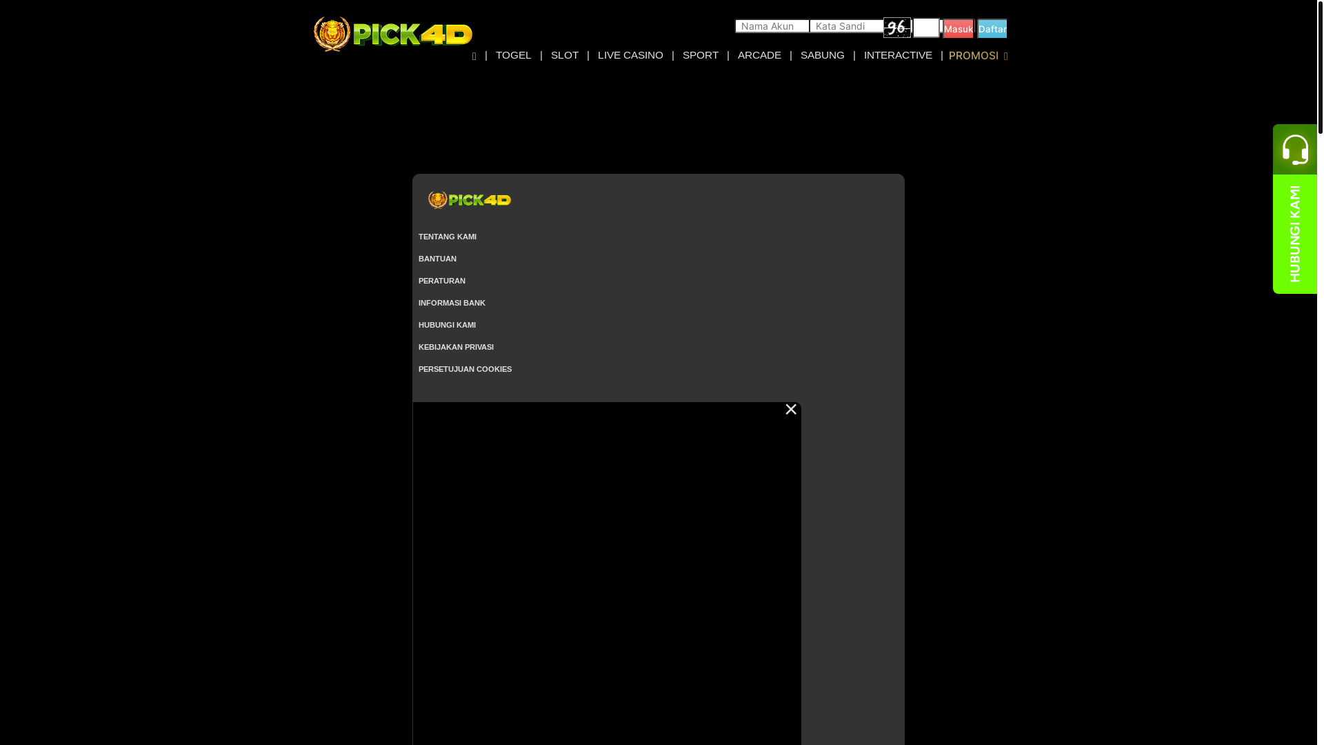 website screenshot of https://pick4d-on.com/
