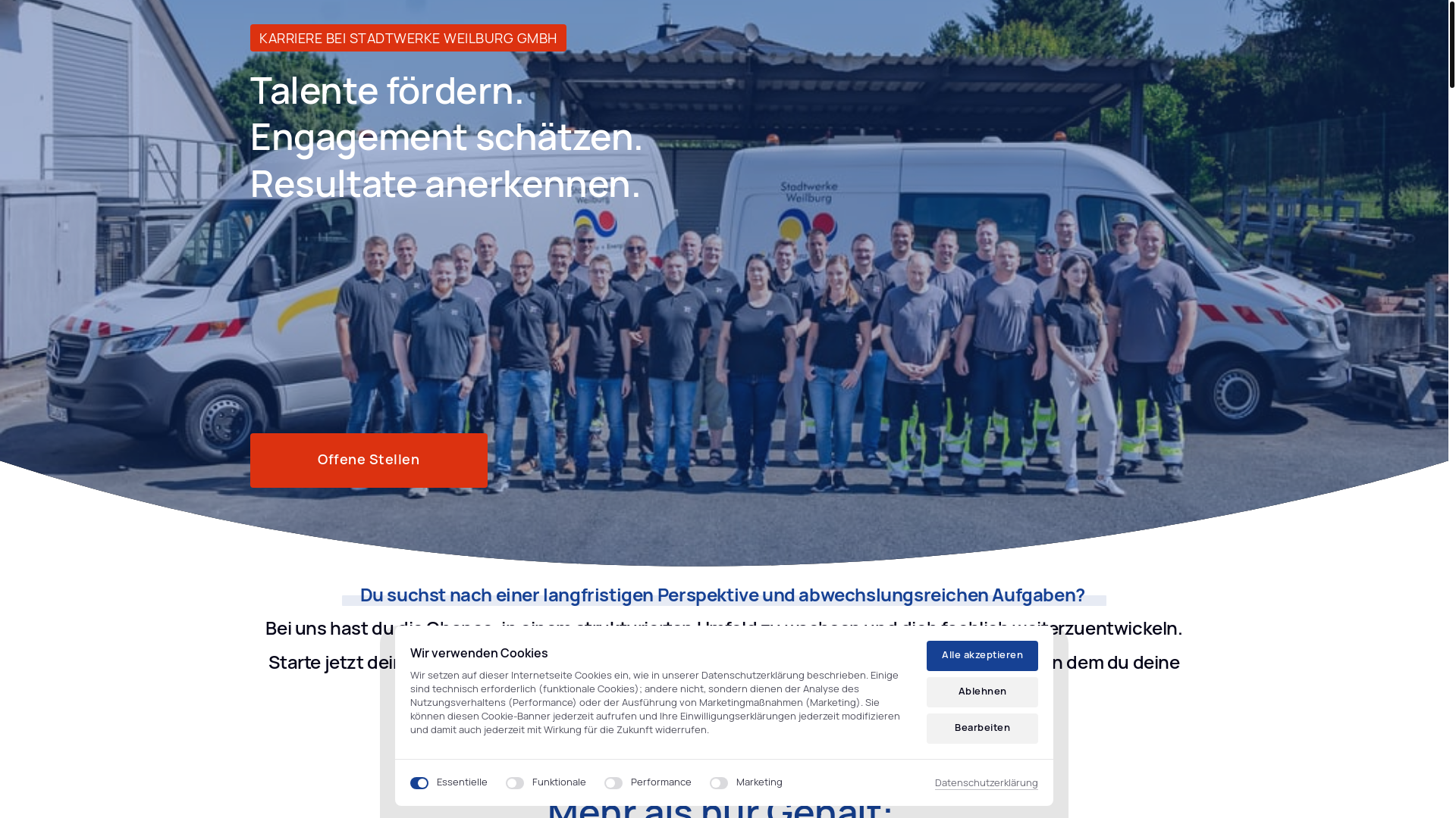 website screenshot of https://ahrtal-werke-karriere.de/