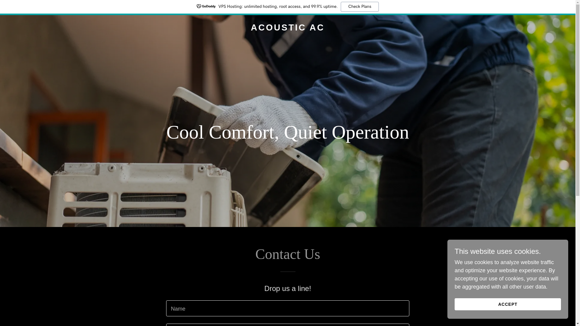 website screenshot of https://acousticac.com/